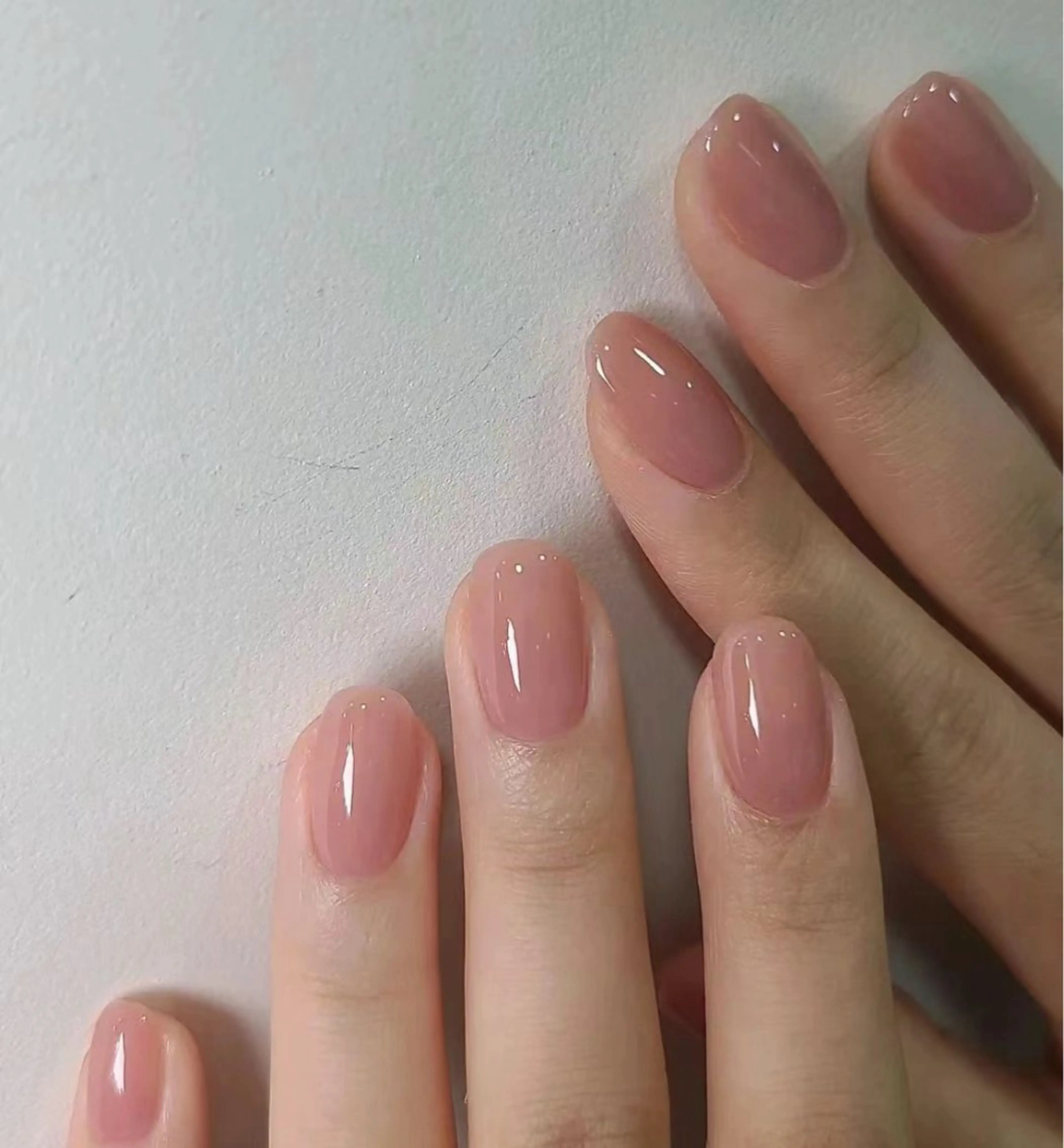 ワンカラー🩷ORラメグラ🌟（フォルム、フィルイン無料、丁寧ケア込み) カラー1000種以上、パーツ500種以上の写真