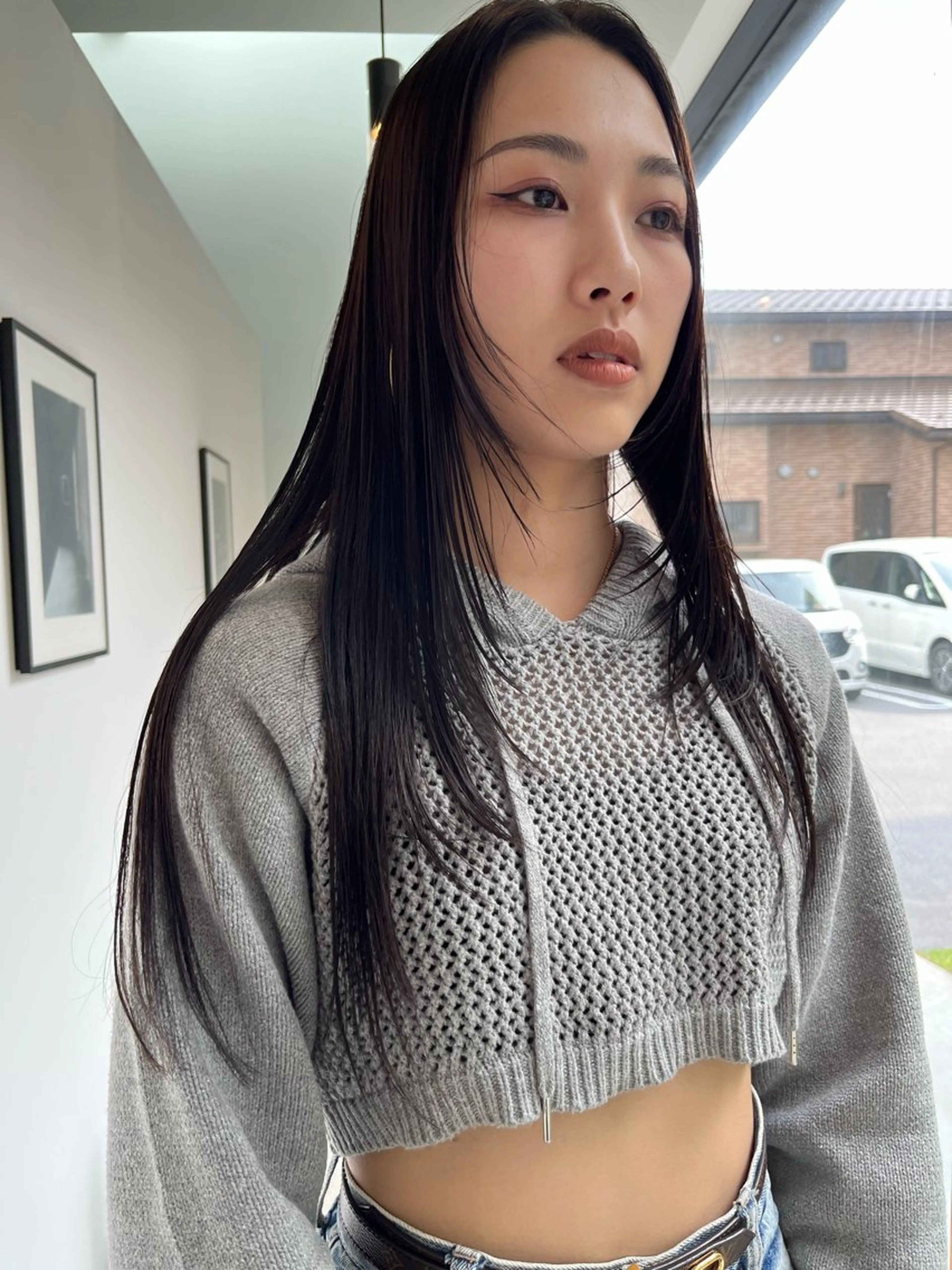 ロング 縮毛矯正 縮毛矯正 heir studio Baretta所属・山本 銀次郎のヘアスタイル