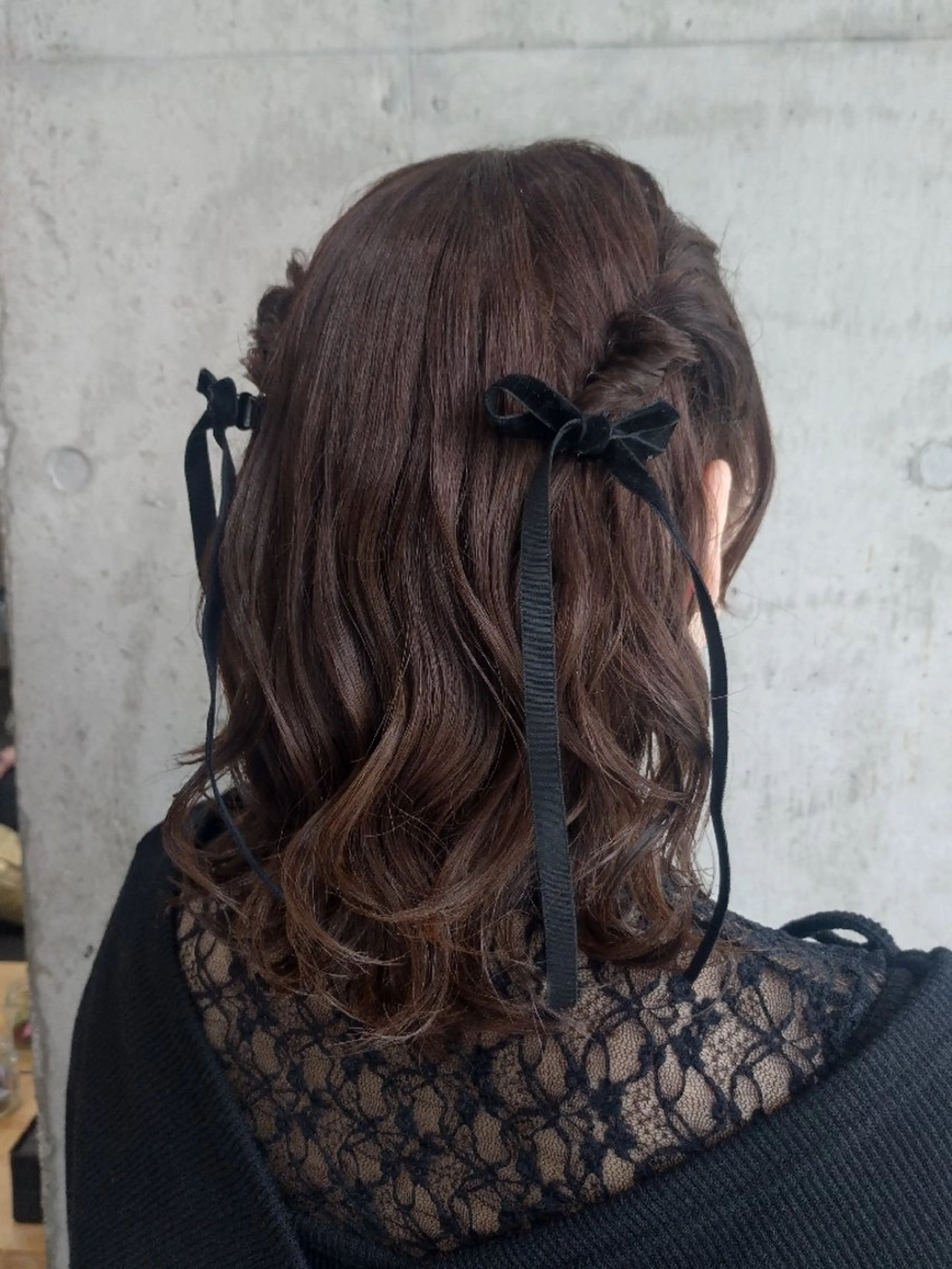 ミディアム ヘアアレンジ ヘアセット ヘアアレンジ/透明感 カラー/AKARIのヘアスタイル