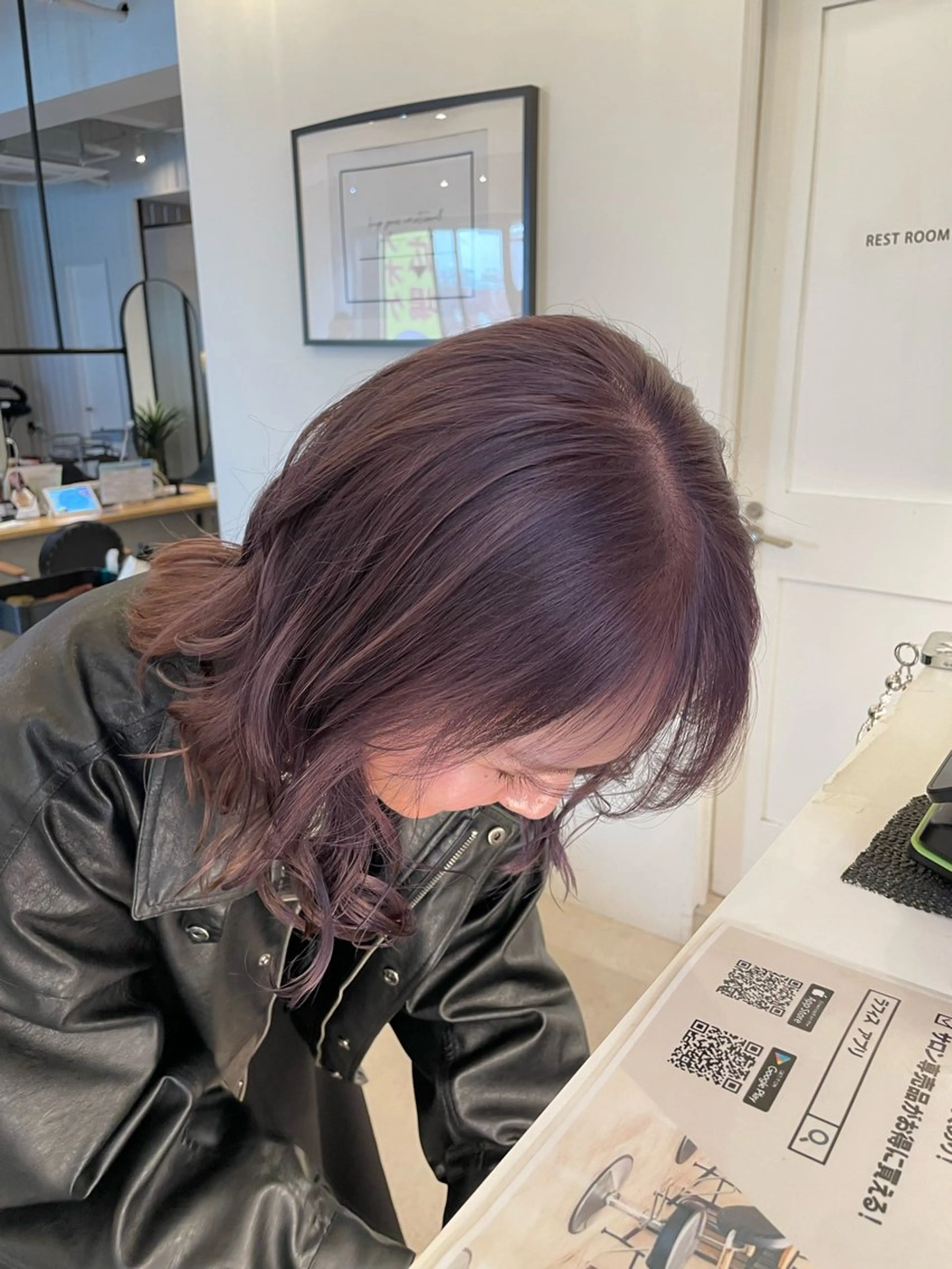 セミロング カラー ヘアカラー La fith hair fun 池袋店【ラフィスヘアーファン】所属・🦋透明感カラー/レ イヤー/ruru🦋のヘアスタイル