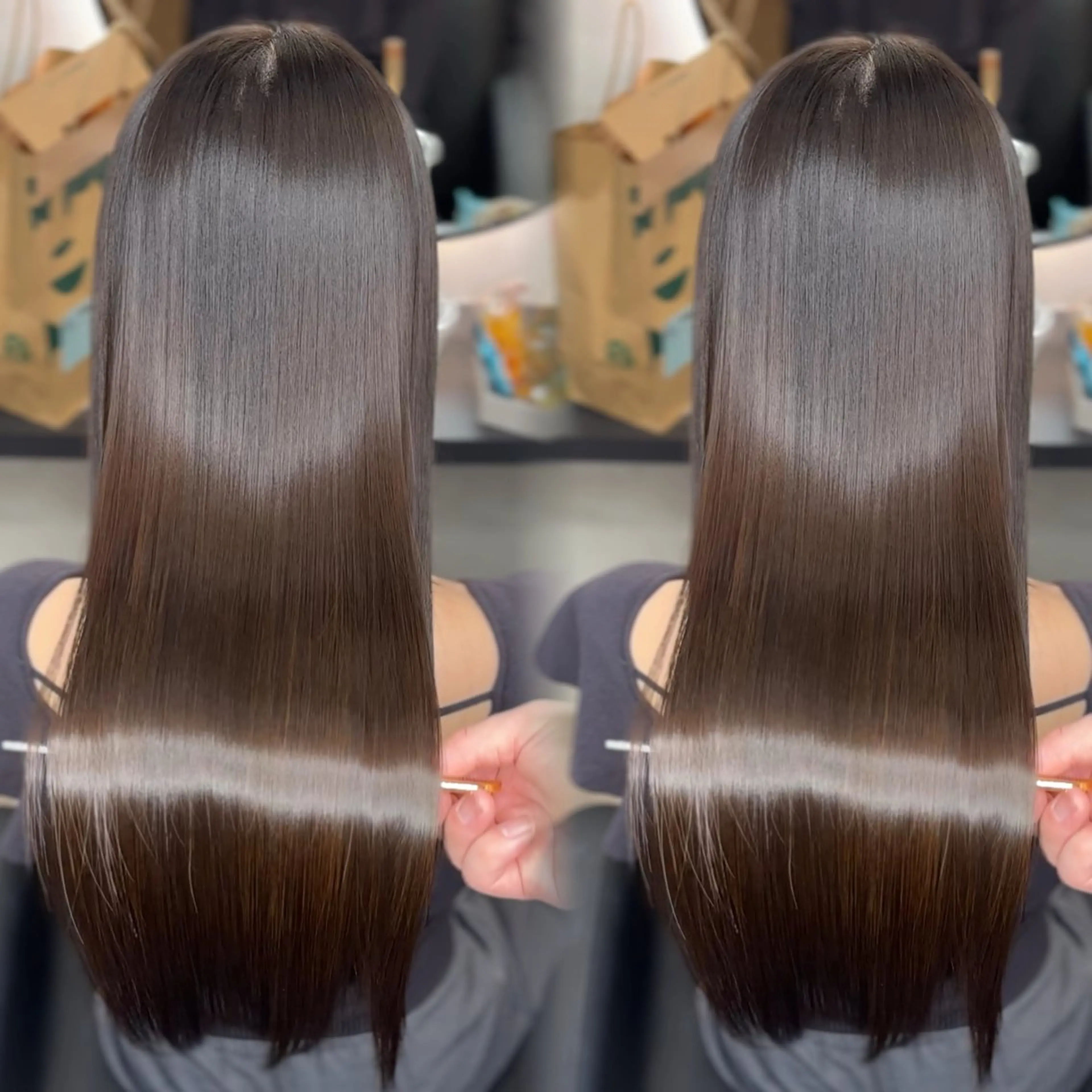 ロング カラー ヘアアレンジ カット 縮毛矯正 トリートメント 🫧新宿 髪質改善 /サスケ🫧のヘアスタイル