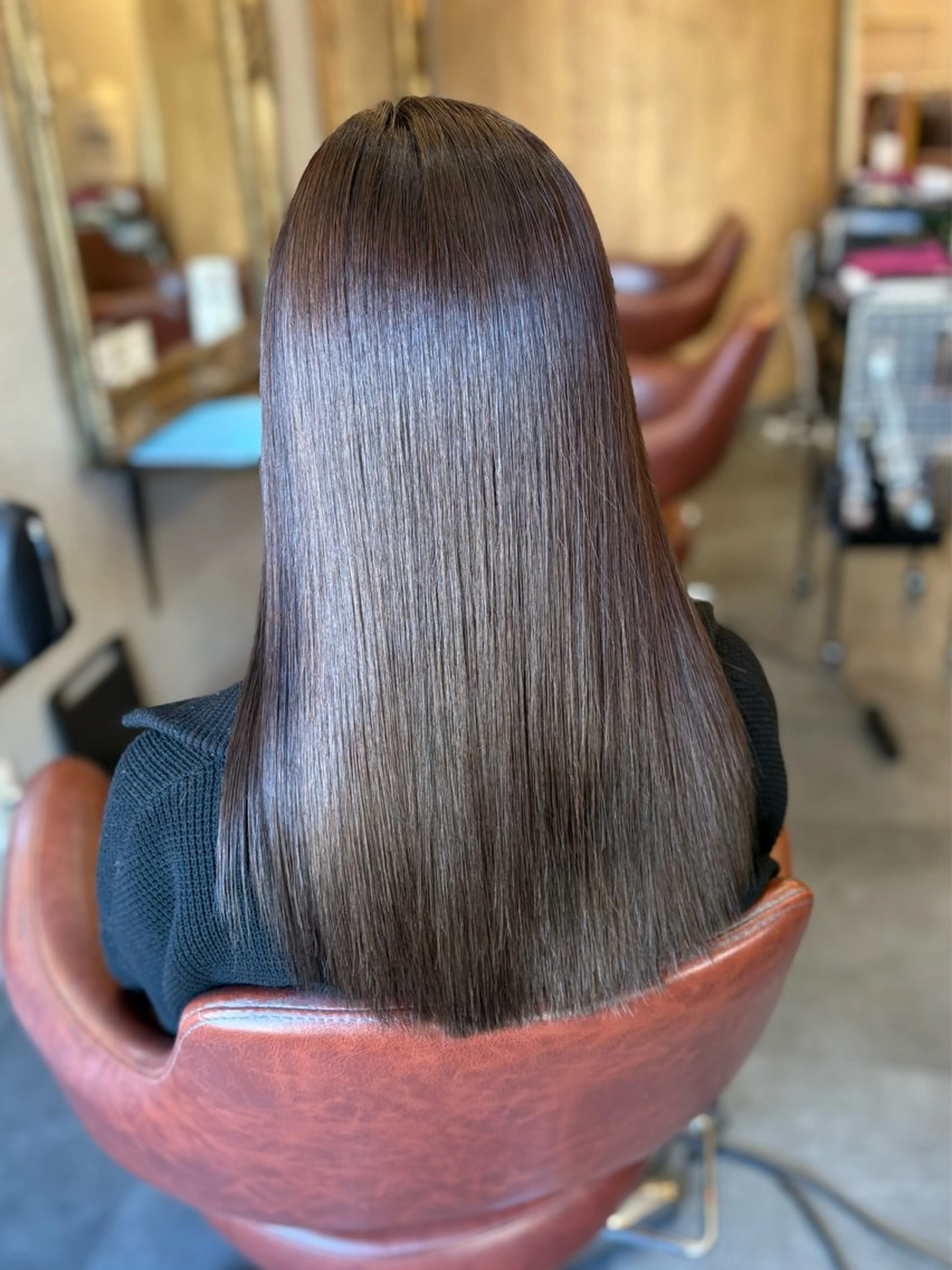 ロング カラー トリートメント ヘアカラー トリートメント ナギサ 🐶のヘアスタイル