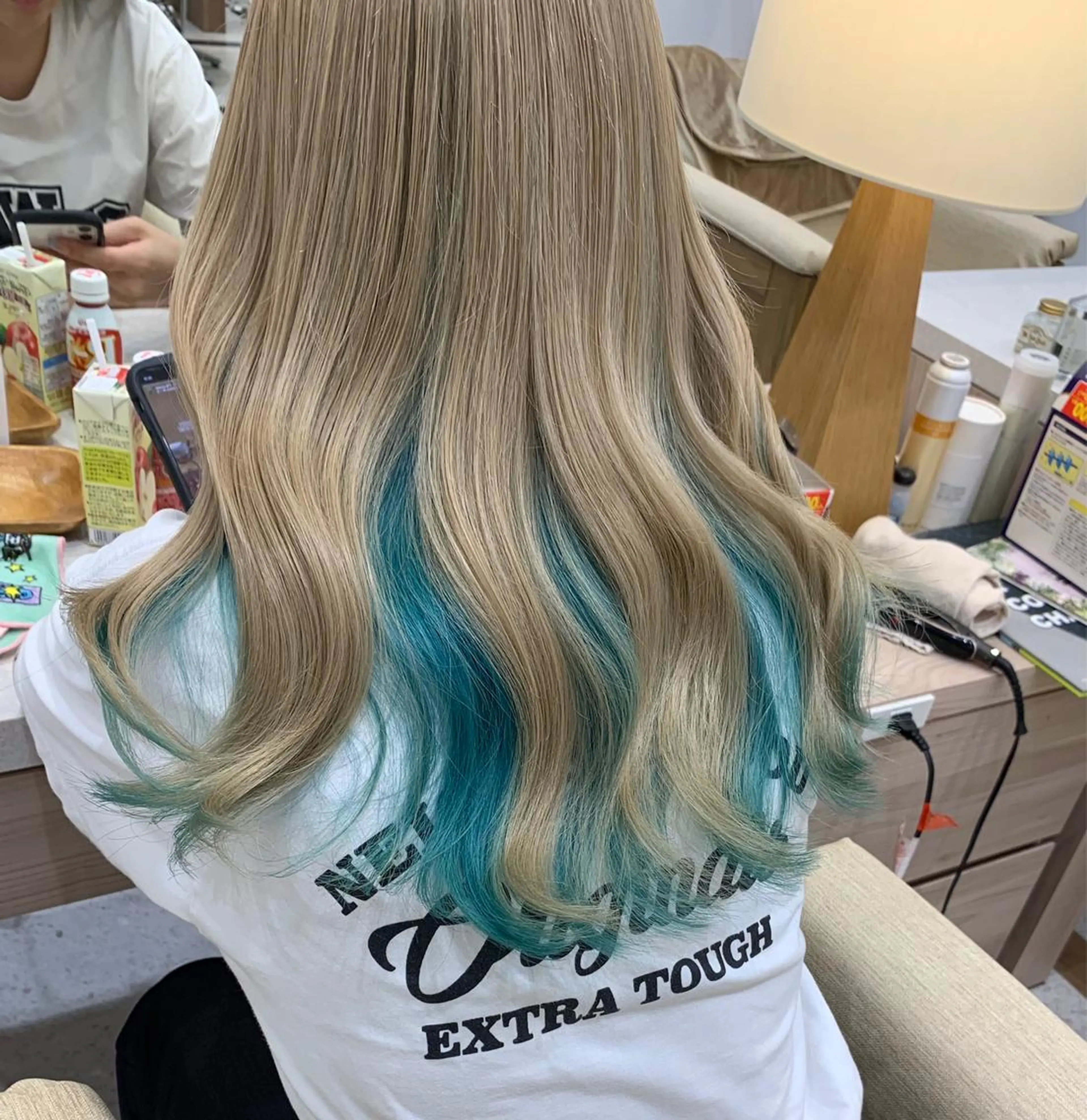 ミディアム カラー 韓国風/顔周りカット /髪質改善RYOTAのヘアスタイル