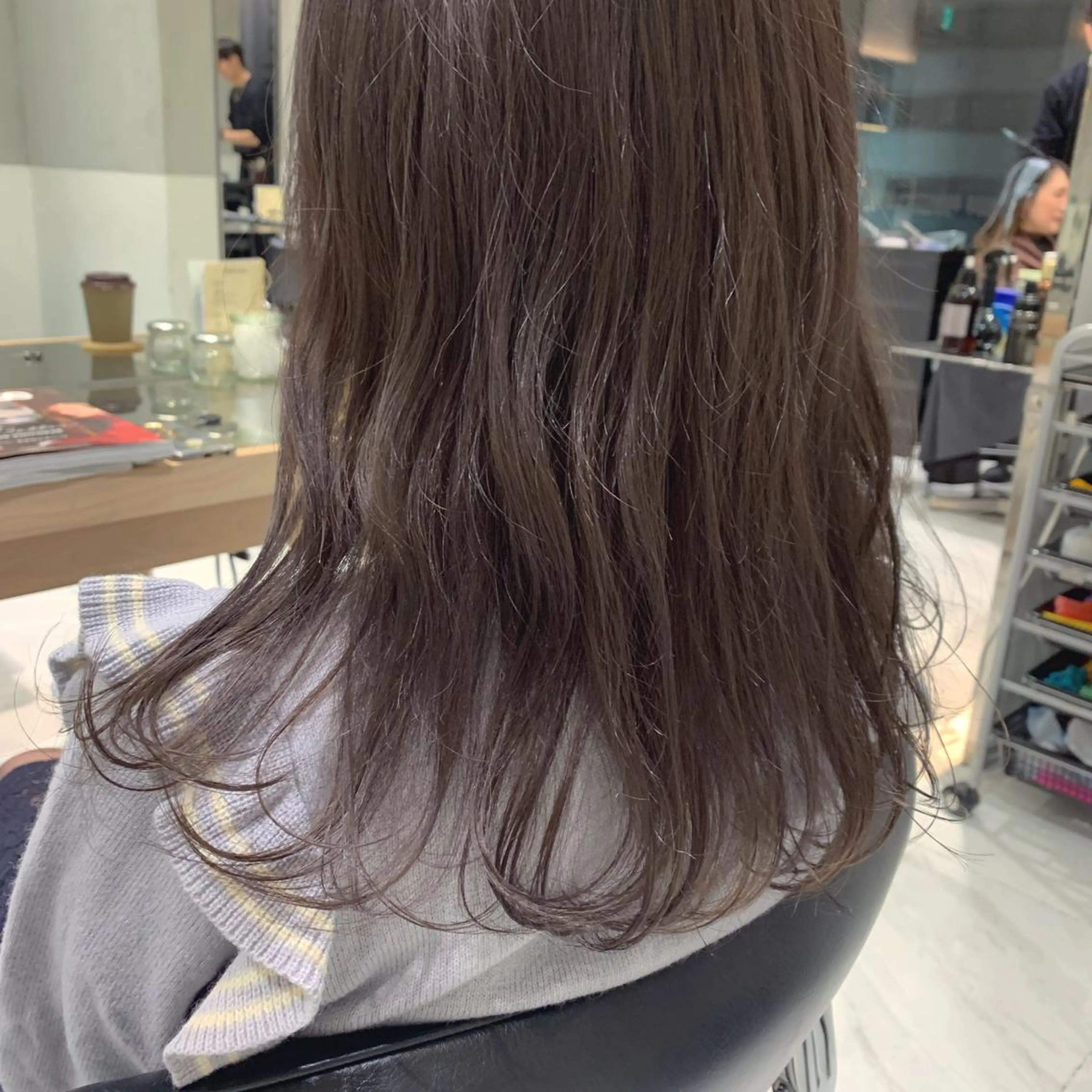 ミディアム カラー minami🪷 暖色カラーのヘアスタイル