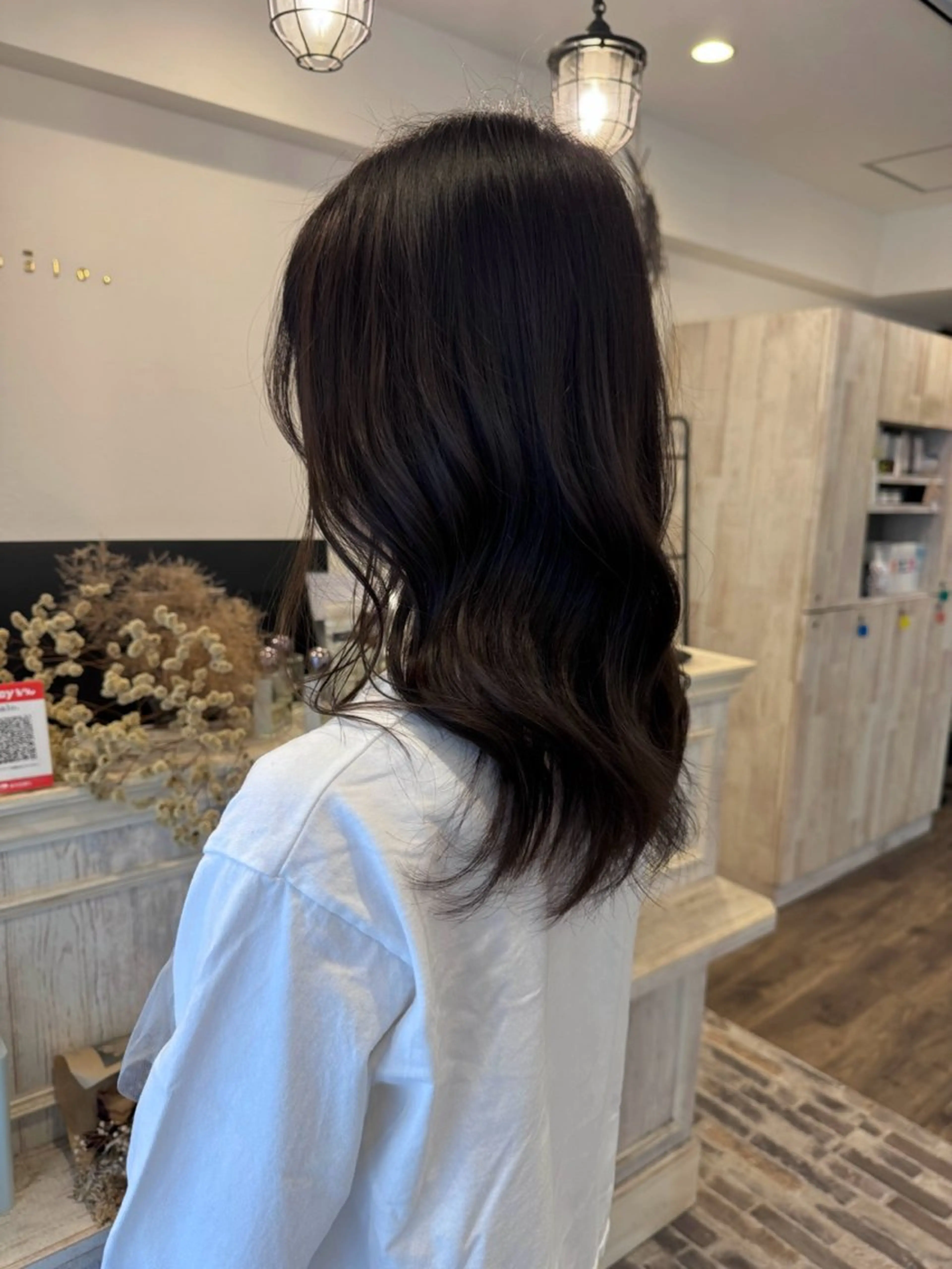 ミディアム カラー ショコラグレージュ グレージュ ヘアカラー トリートメント m ā l o.🌷 サカモトマイコのヘアスタイル