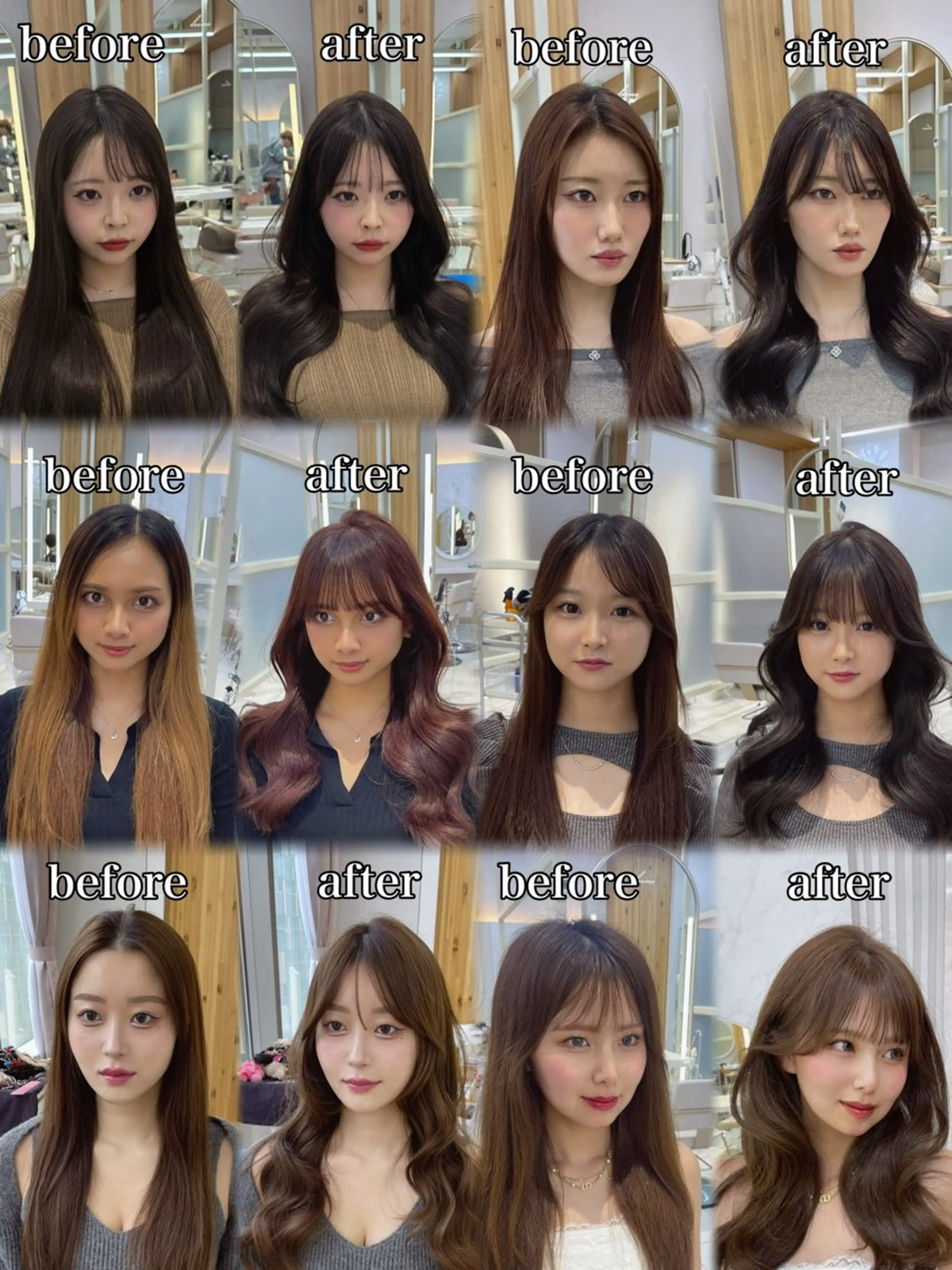 セミロング カット ヘアカラー トリートメント 顔周り/透明感カラー /韓国ヘア/TAKUのヘアスタイル