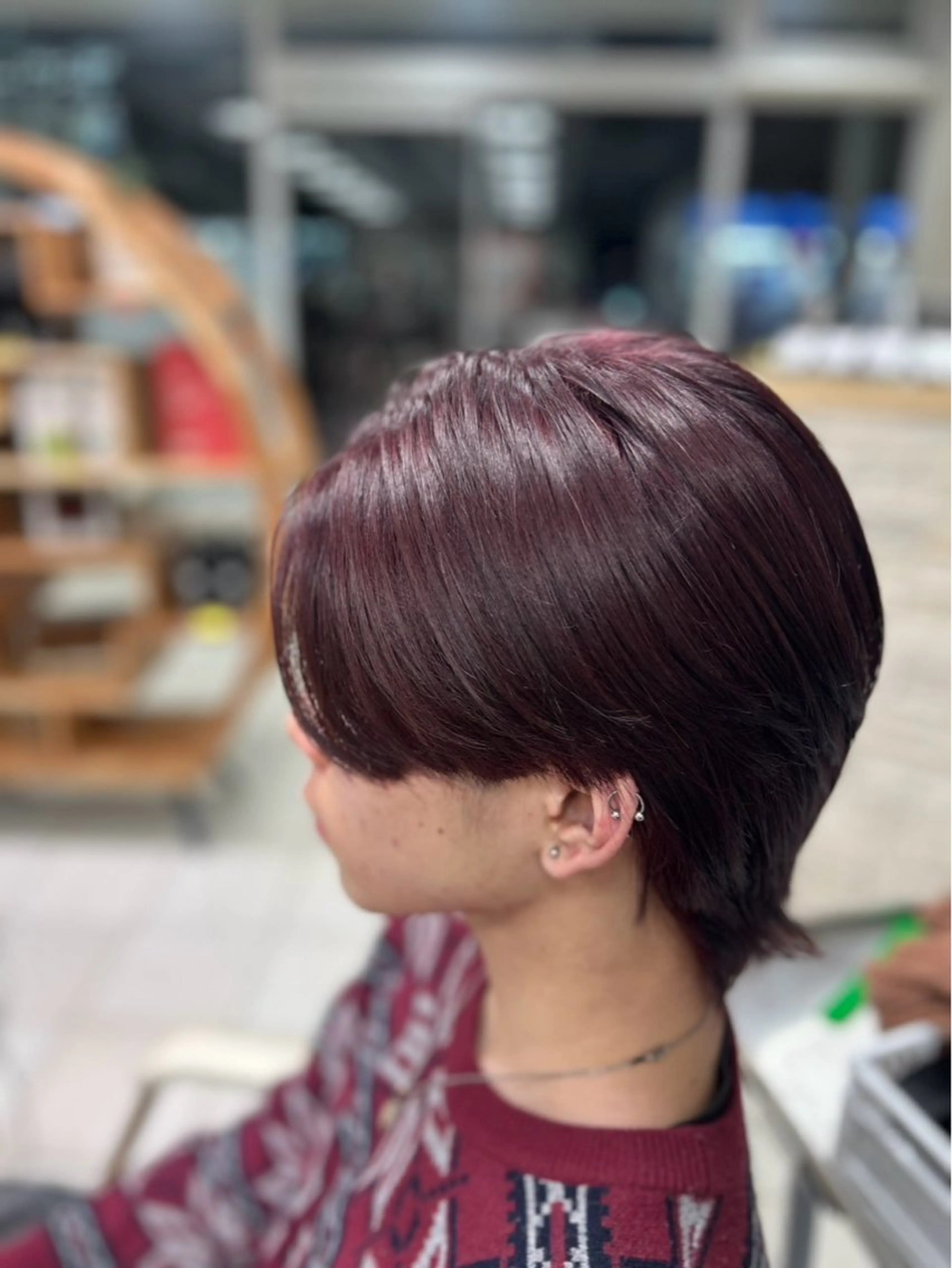 カラー メンズ ヘアカラー メンズ特化韓国風 パーマスタイル/りんのヘアスタイル