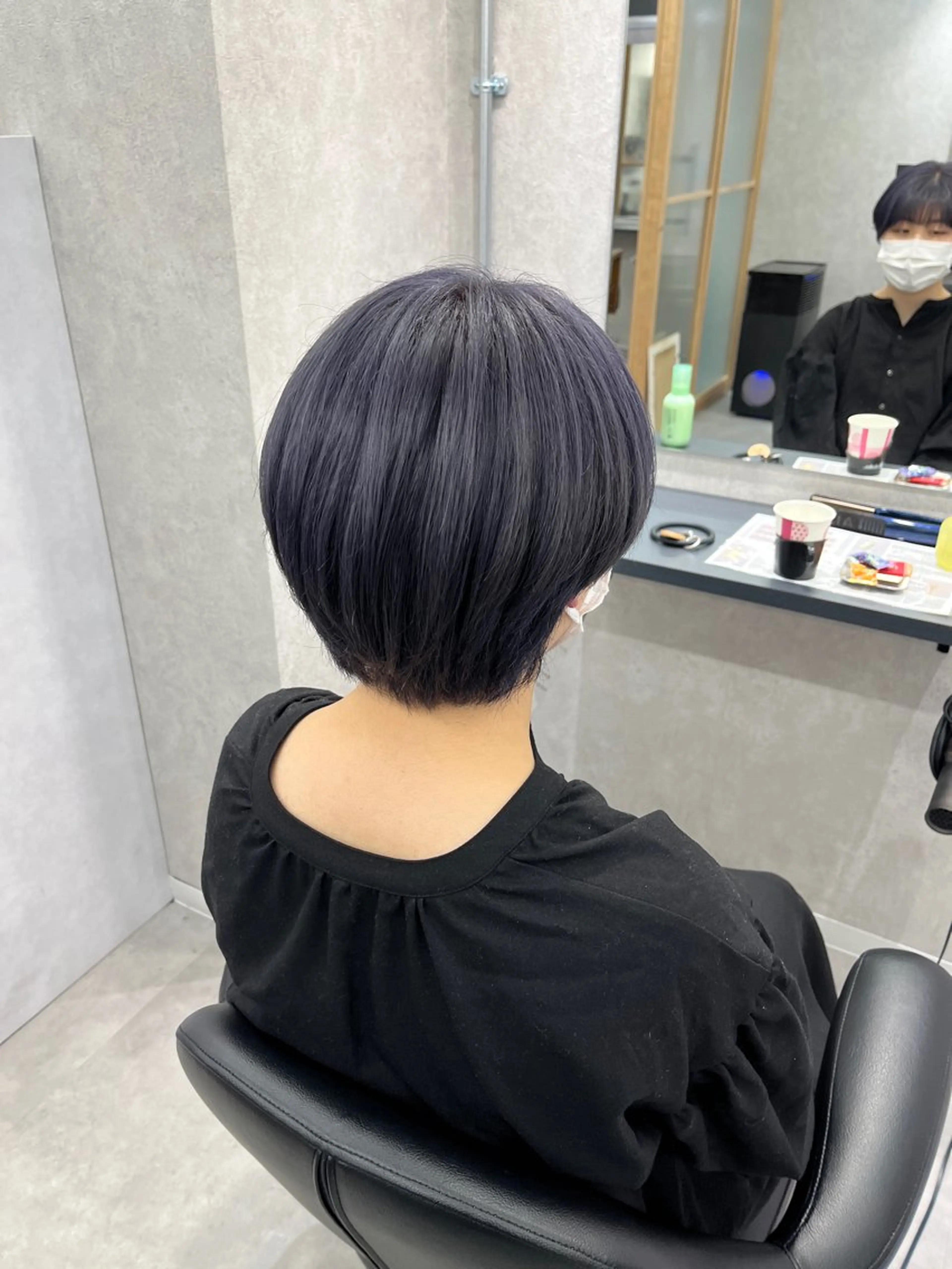 ショート 【透明感カラー‎✨】 中島日菜のヘアスタイル