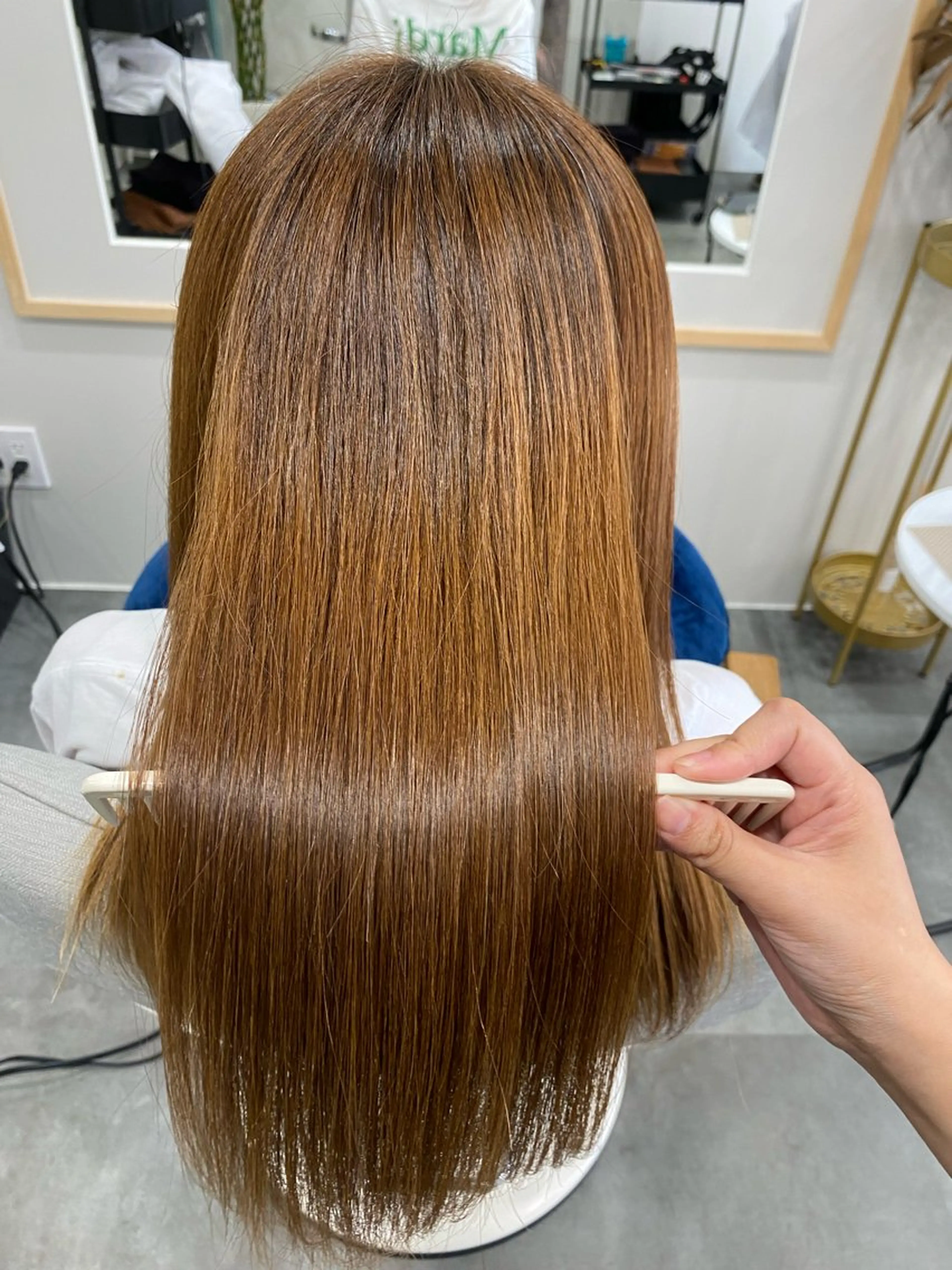 髪質改善ストレート（カット込み）＋髪質改善フルトリートメントの写真