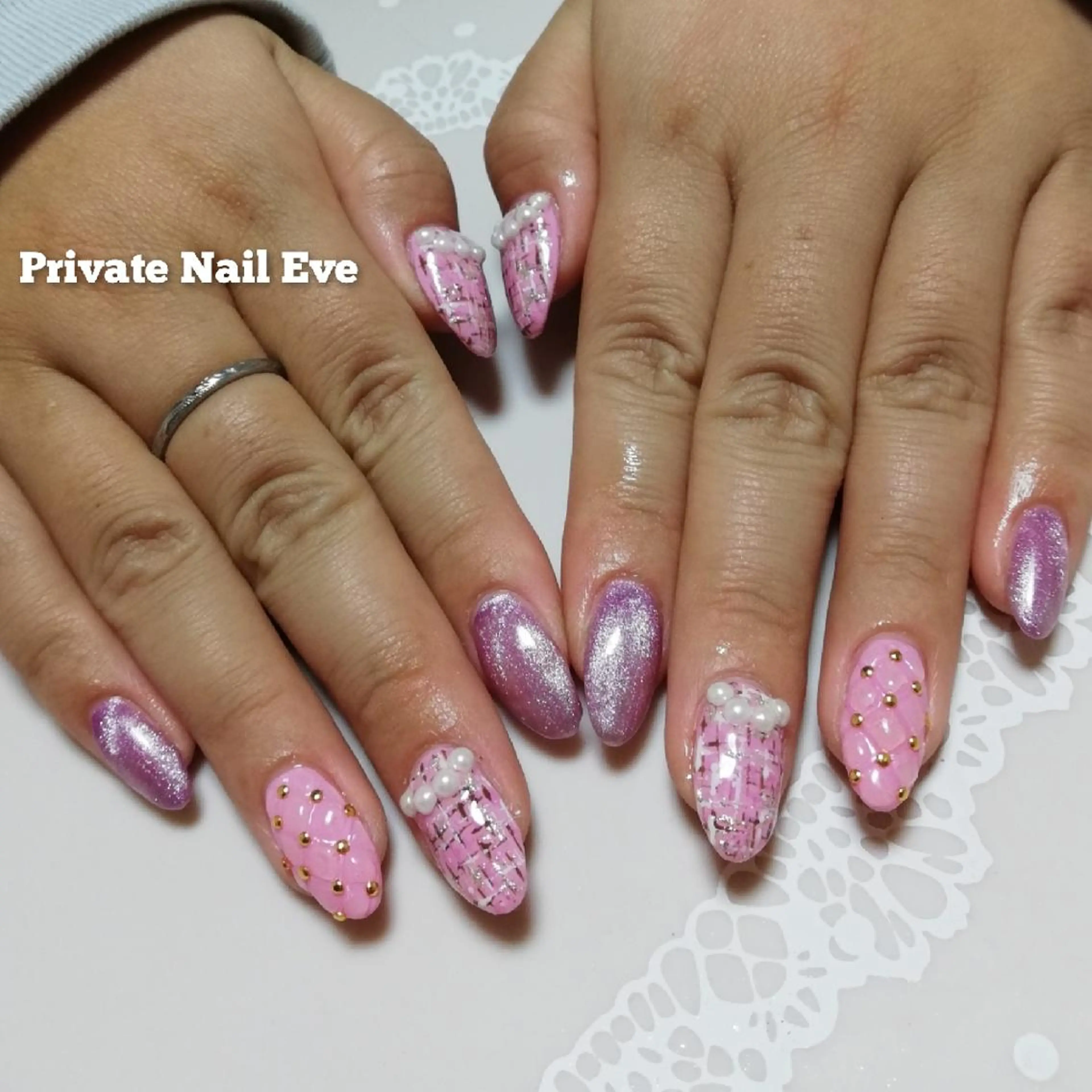 ネイル マグネットネイル 持ち込み ハンドネイル ネイル junkoのネイルデザイン