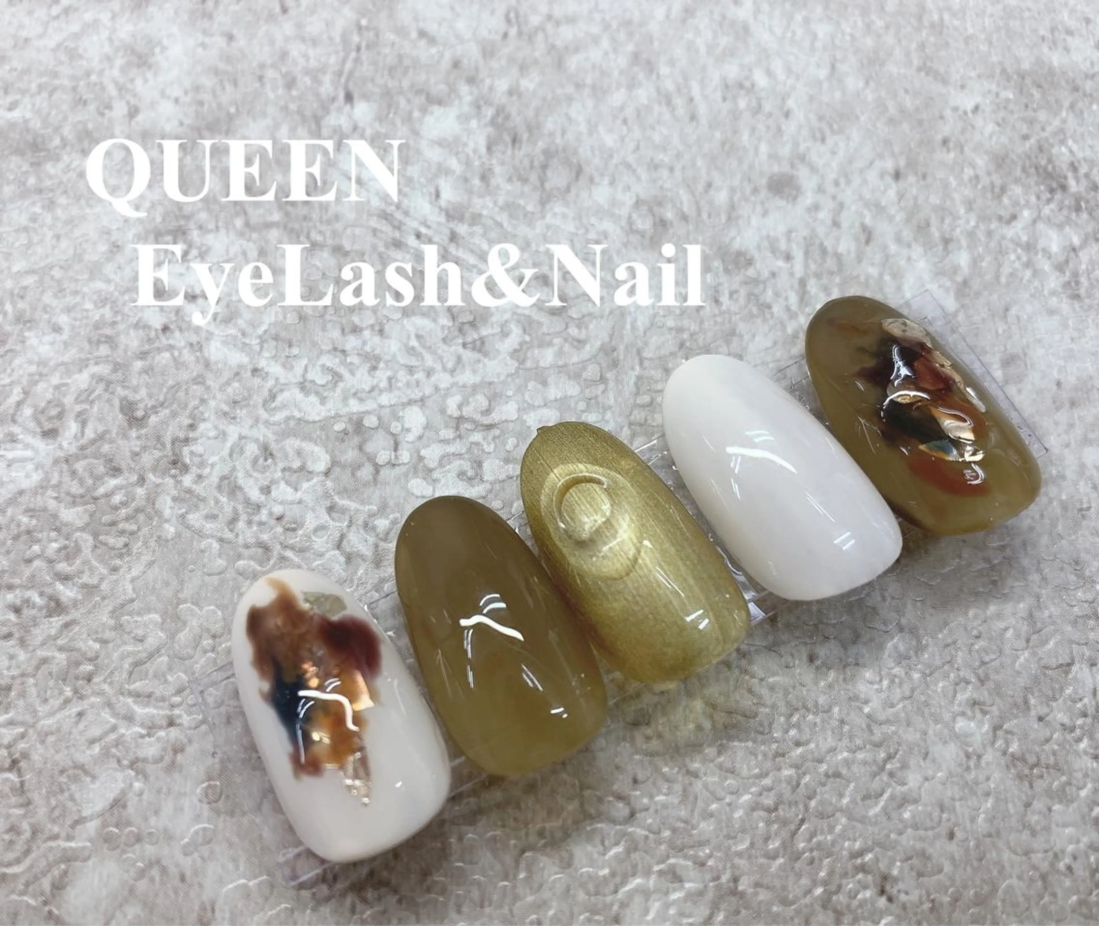 ミディアム カラー ネイル ハンドネイル Bloom Nail 桜井のネイルデザイン