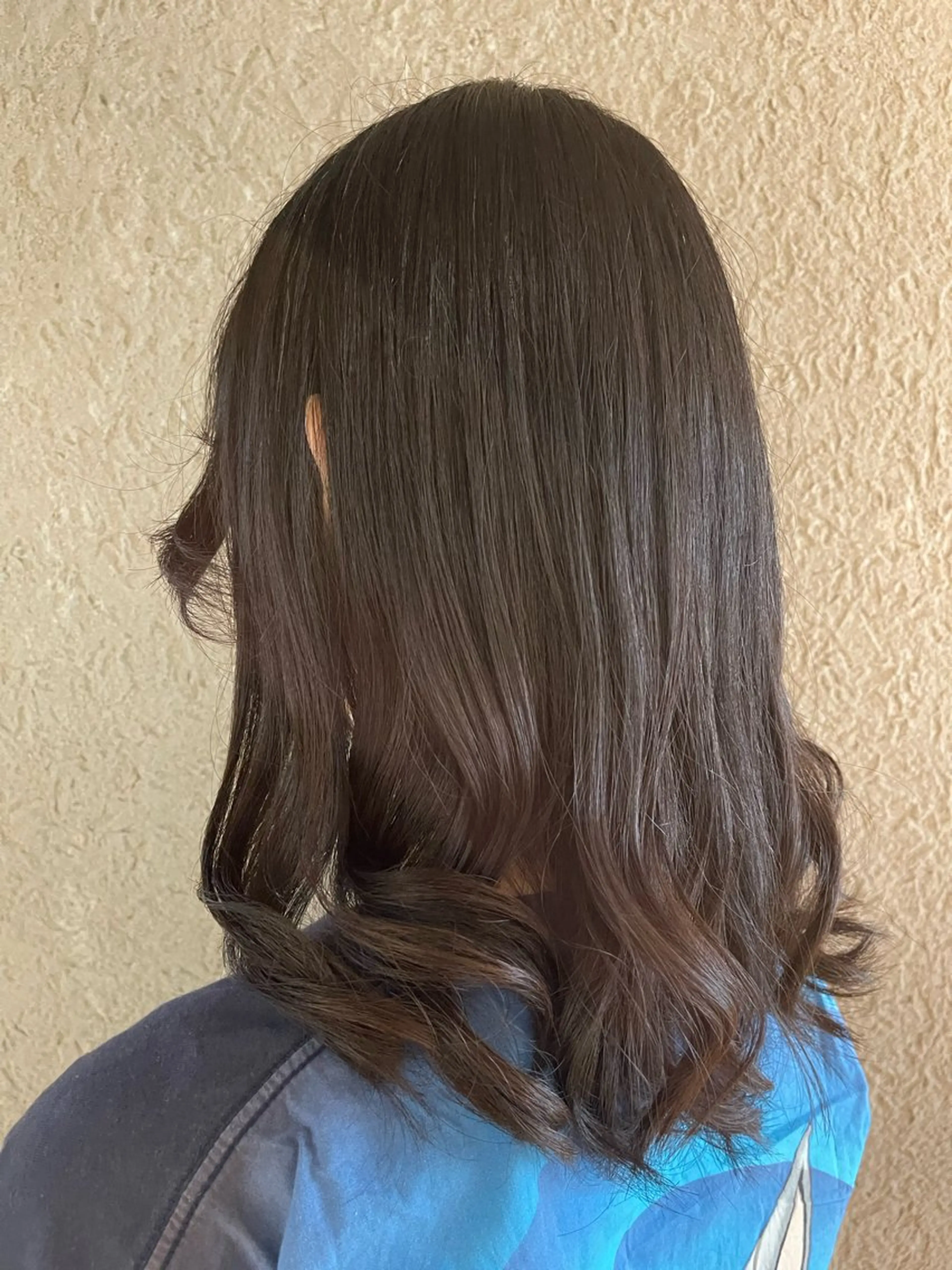 セミロング ハートボックス　四ツ谷所属・Heart box 仲嶺　瑠輝のヘアスタイル