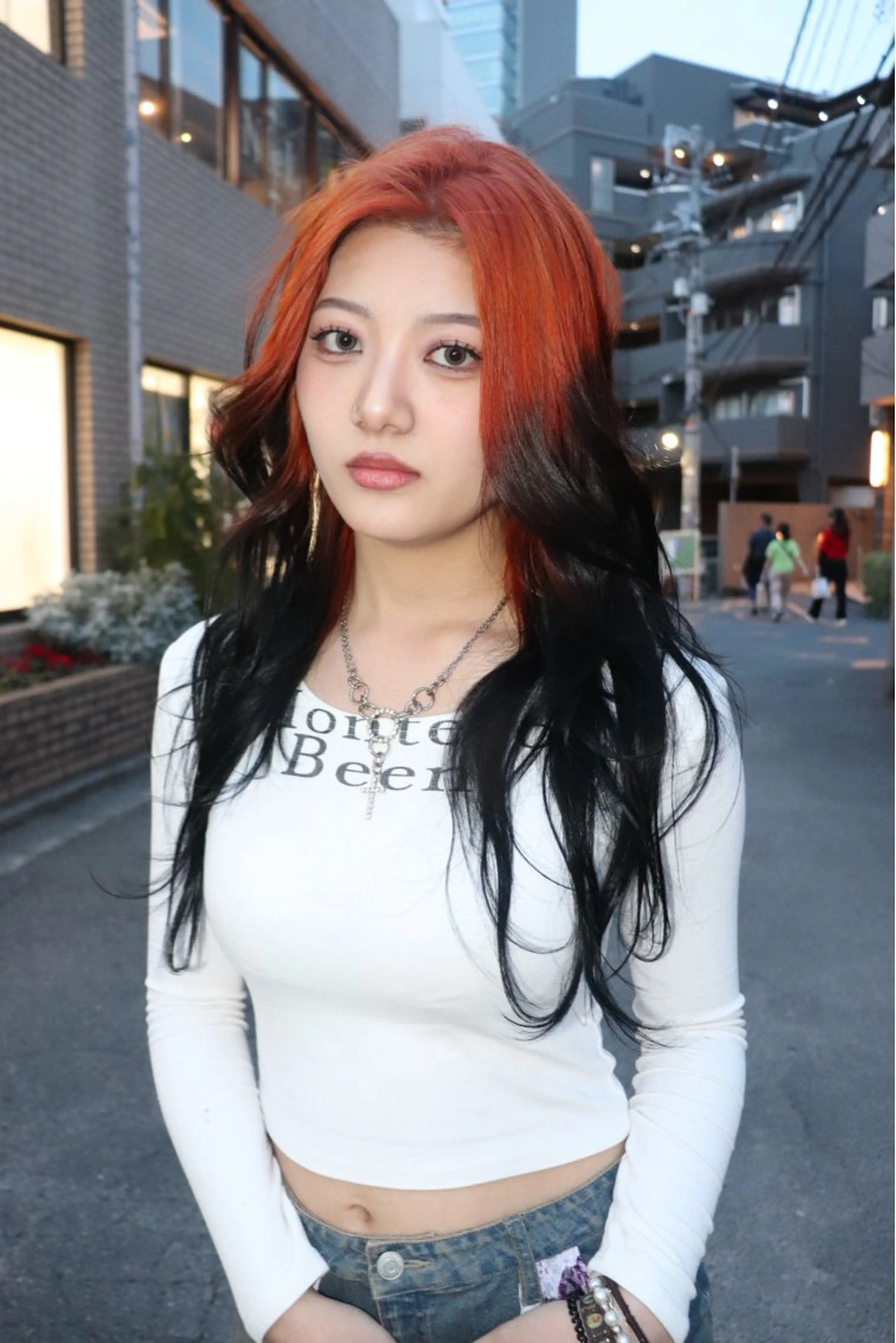 ロング カラー ヘアアレンジ ヘアカラー @kyoniyy KYONIのヘアスタイル