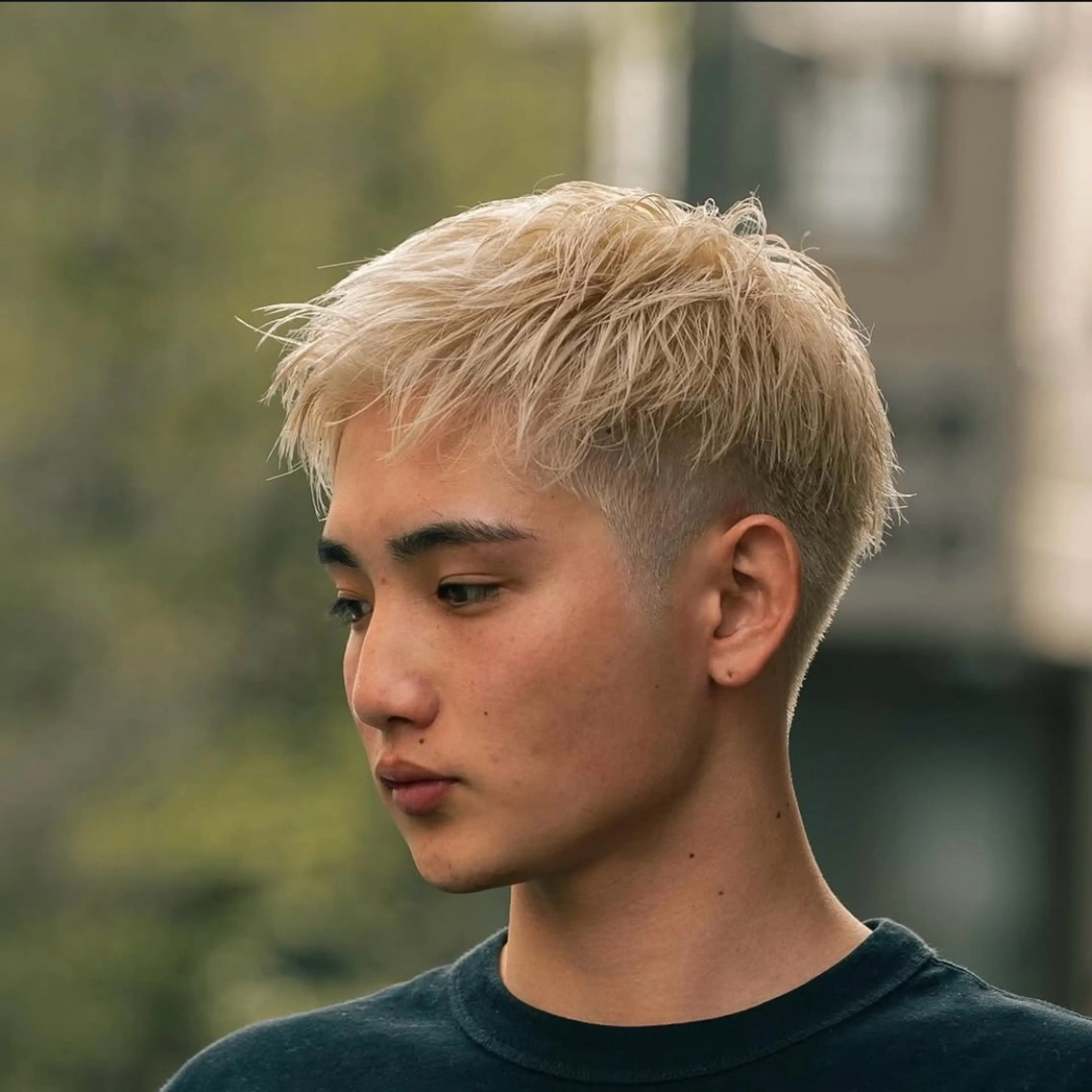 【ミニモ学割🎓】cut + white bleach +on color   men’sの写真