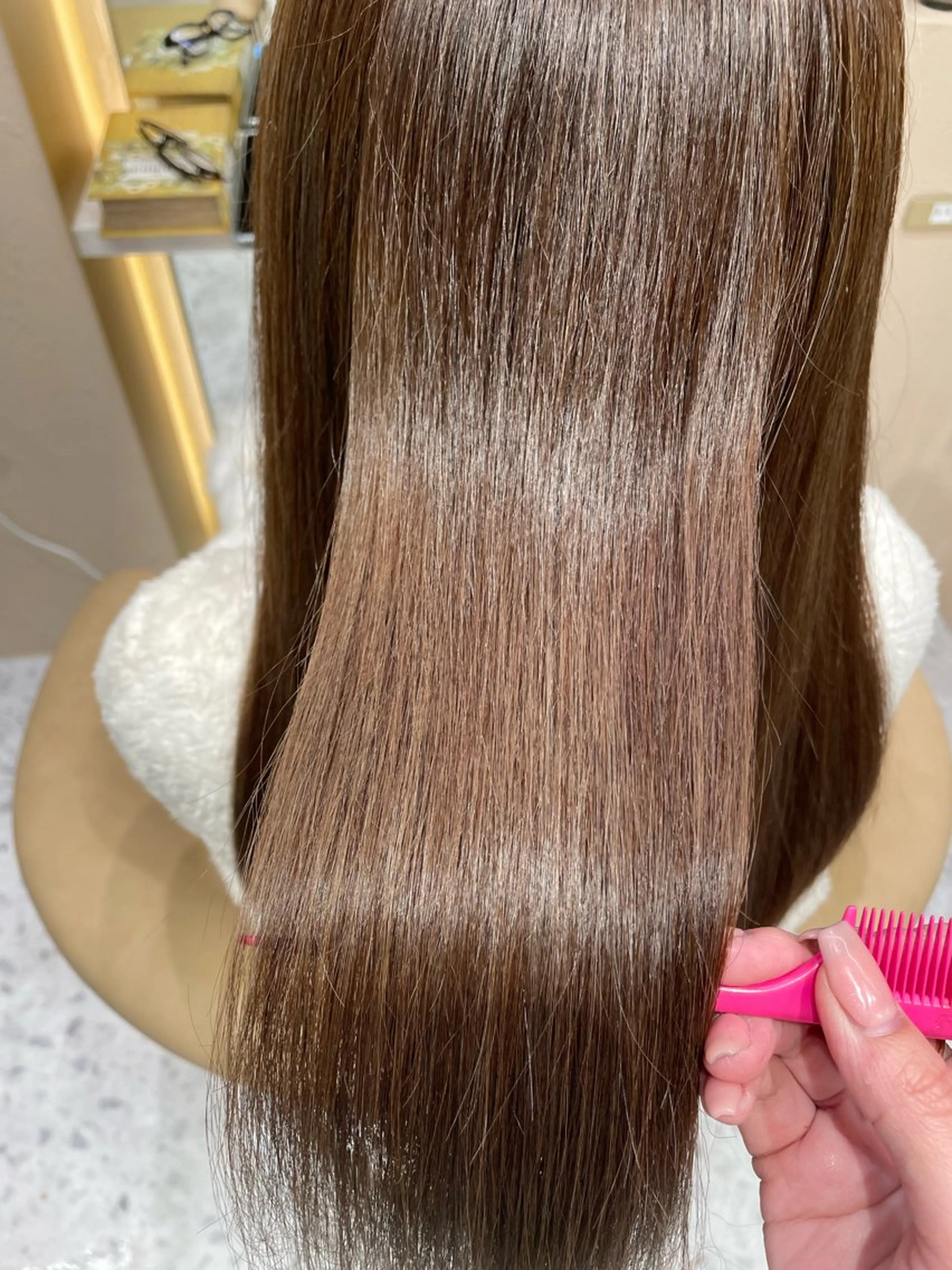 ロング カラー カット ヘアカラー トリートメント 韓国ヘア/髪質改善 /Harunaのヘアスタイル