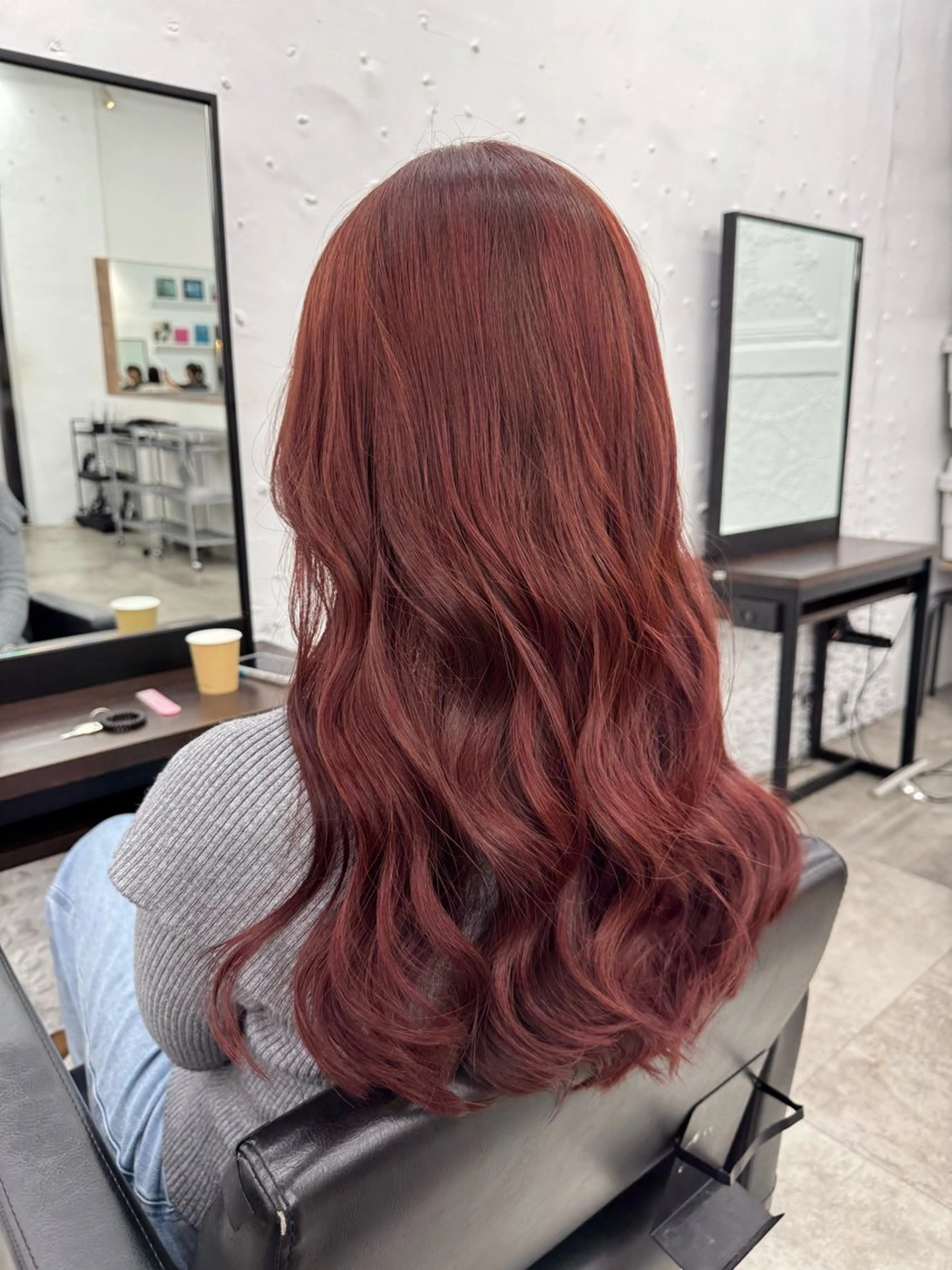 セミロング カラー ヘアアレンジ ボブ/レイヤー/ 艶髪/HANA💗のヘアスタイル