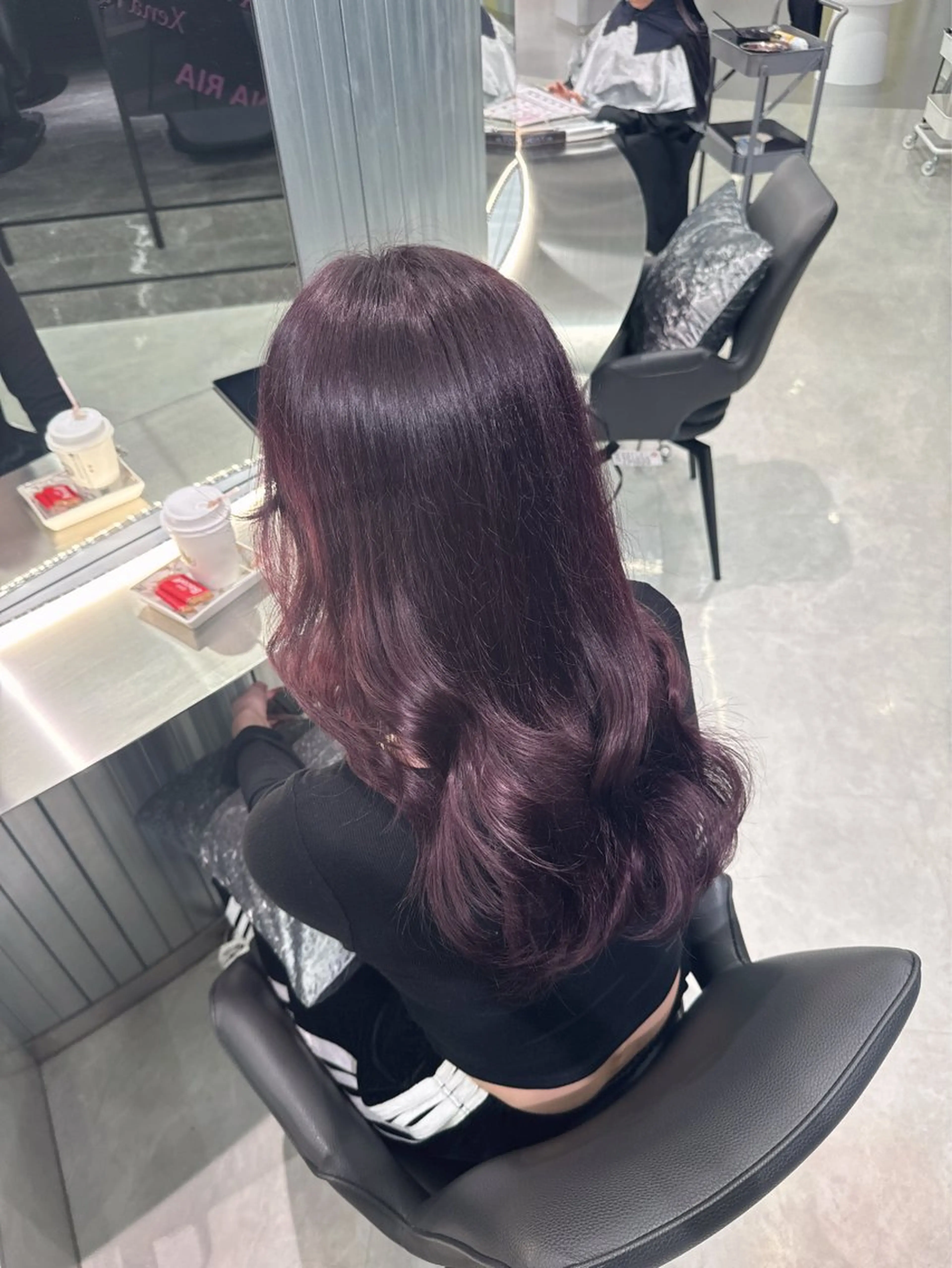 ロング カラー ozaki renaのヘアスタイル