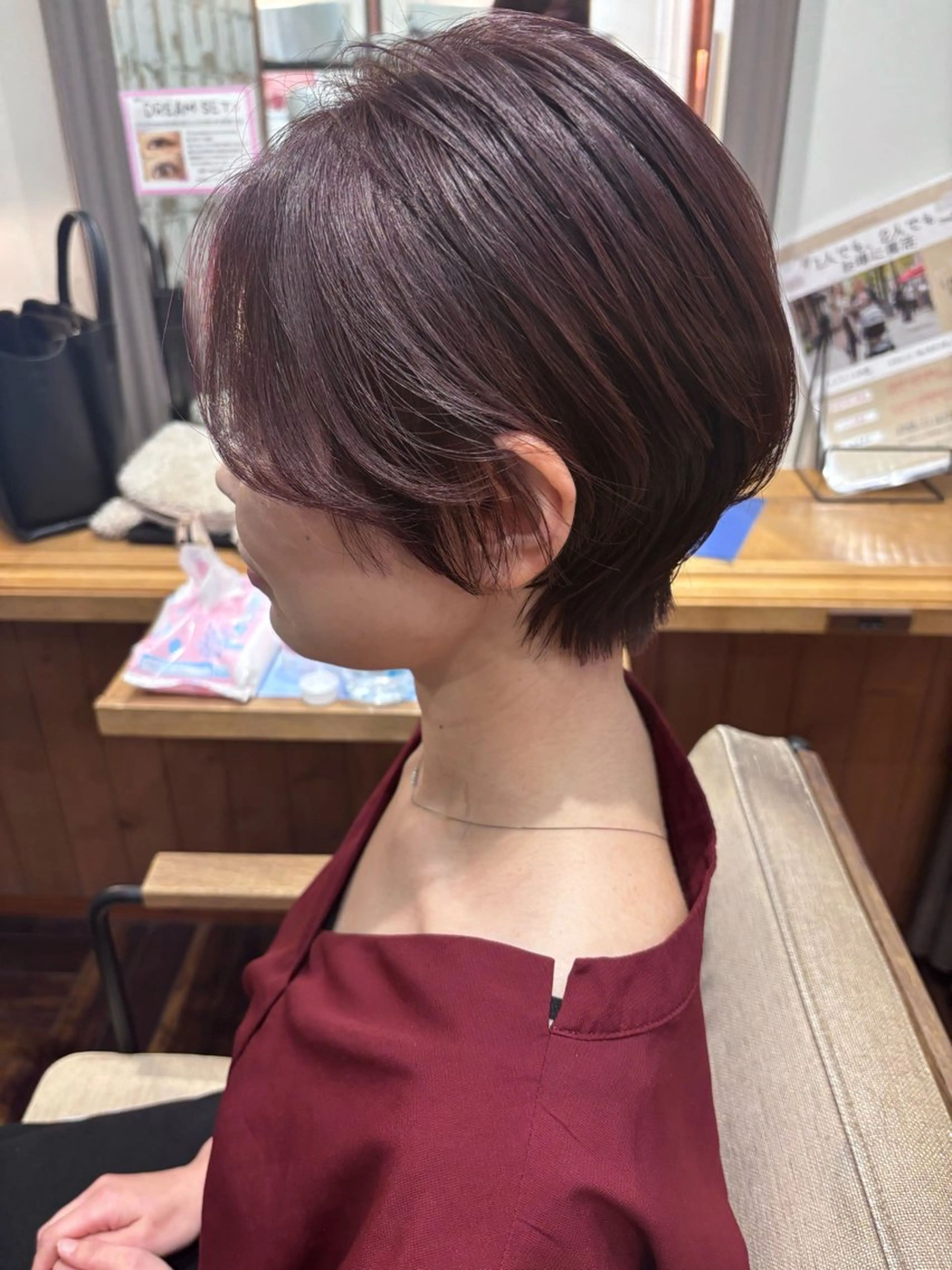 ショート カラー カット ヘアカラー トリートメント Jill franc ＿ ayanoのヘアスタイル
