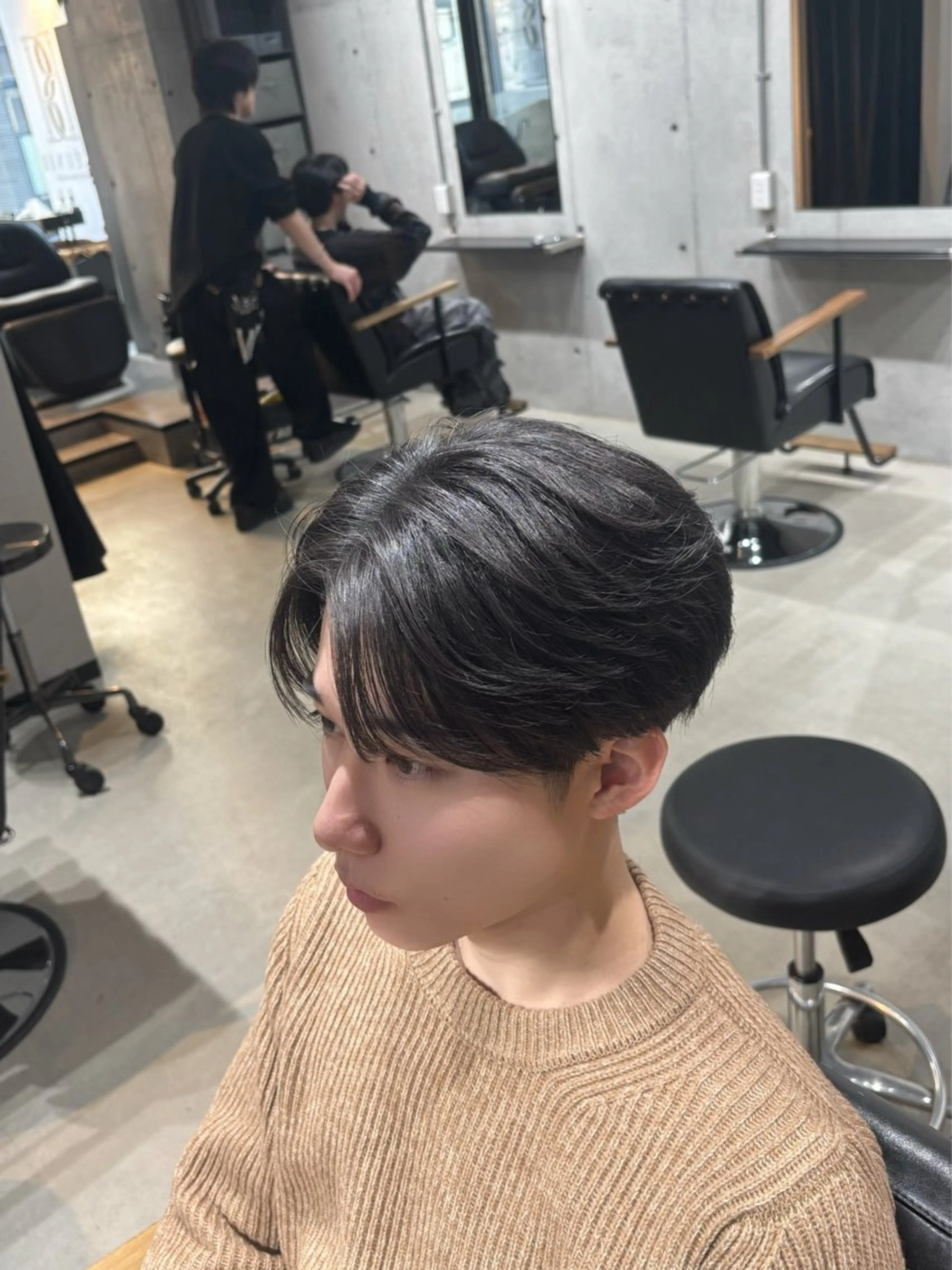メンズ カット 韓国&メンズウルフ 高森蓮のヘアスタイル