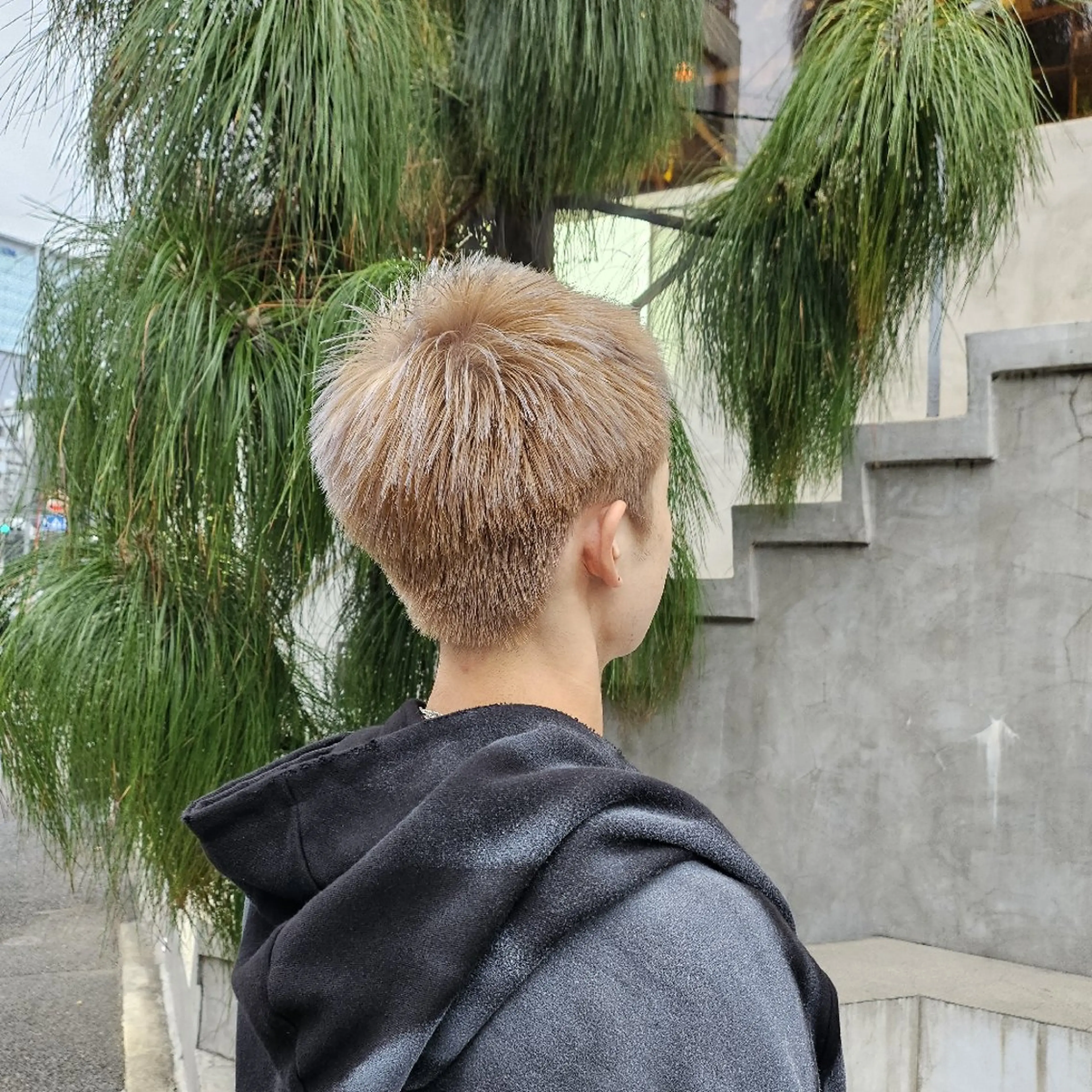 メンズ ショート カラー ヘアカラー あべかりん/原宿 /マツパ/ハイトーンのヘアスタイル