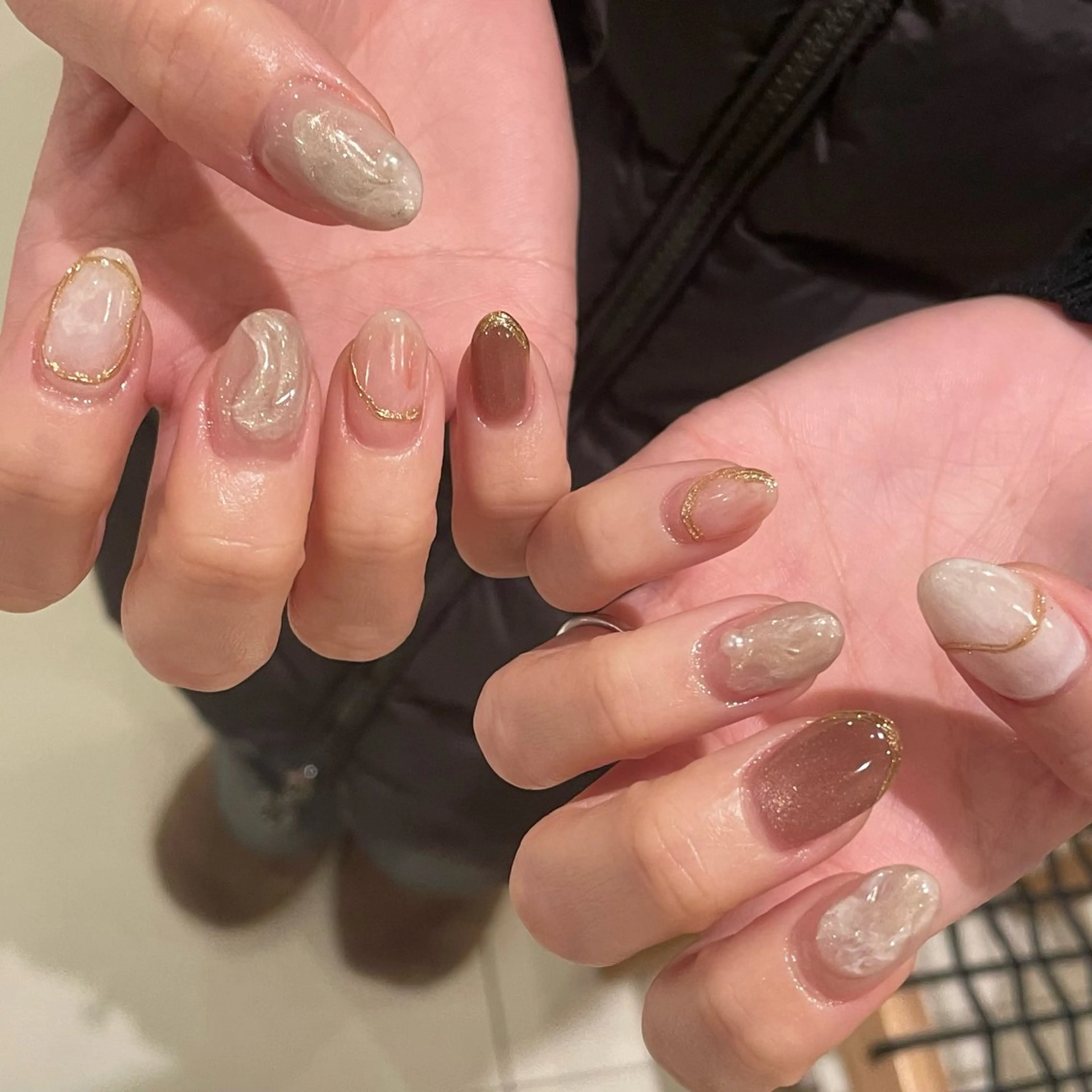 ネイル Yu_me 北堀江店所属・Yu_me 北堀江 chikaのネイルデザイン