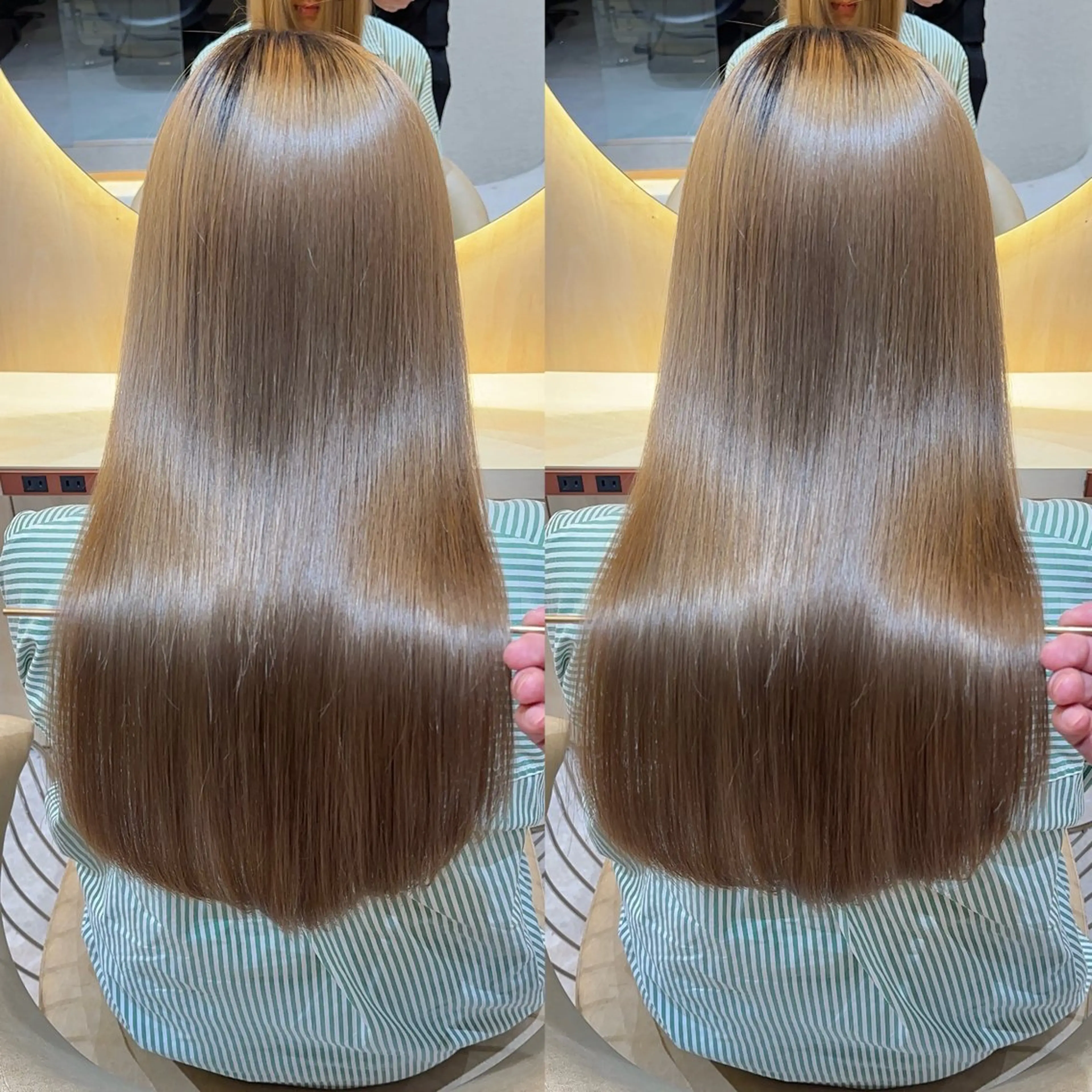 セミロング カット ヘアカラー 縮毛矯正 レイヤー❣️縮毛矯正 川村利幸のヘアスタイル