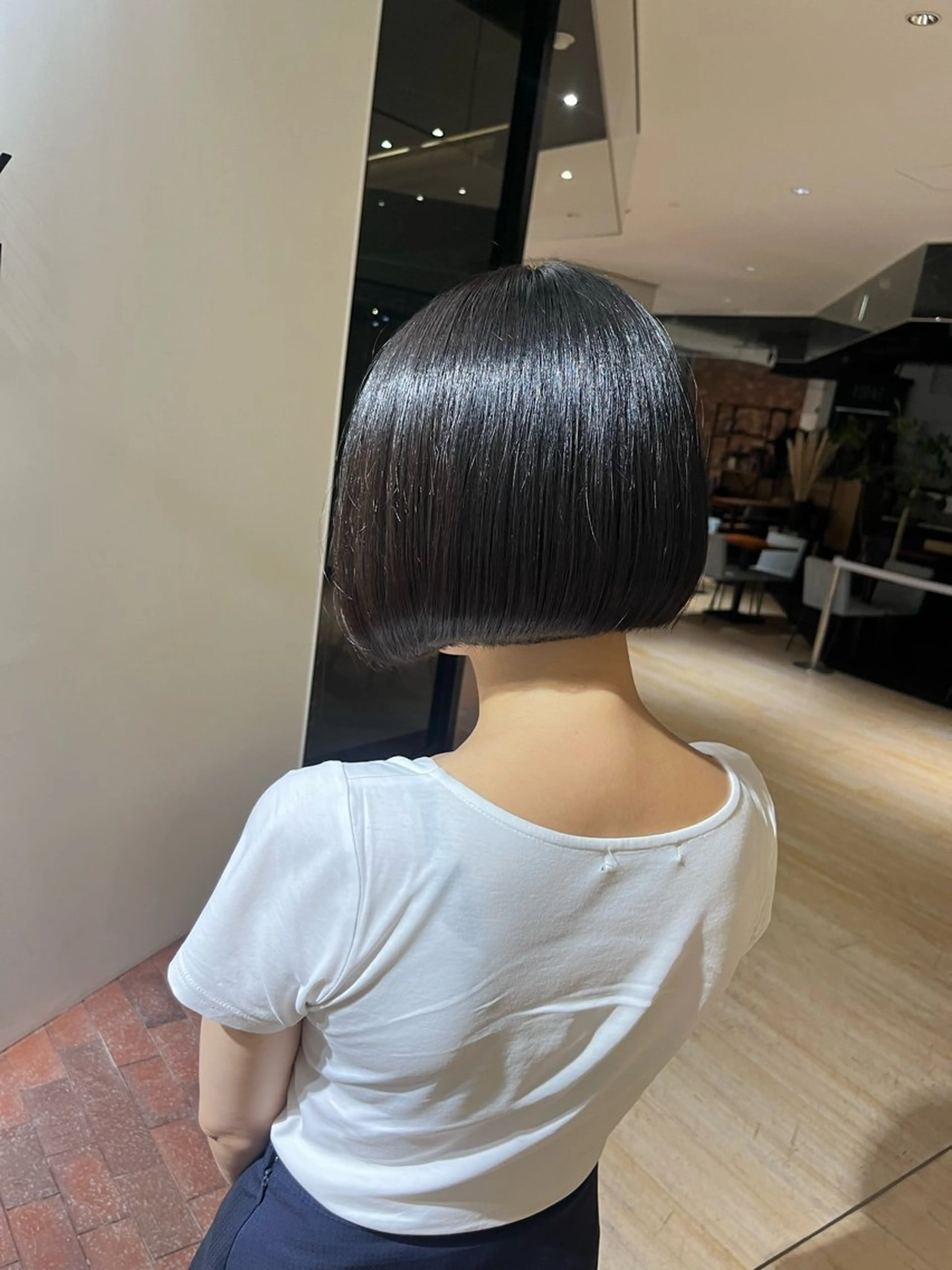 ミディアム ボブ カット ヘッドスパ ショート／ミニボブ マンツーマン/マユコのヘアスタイル