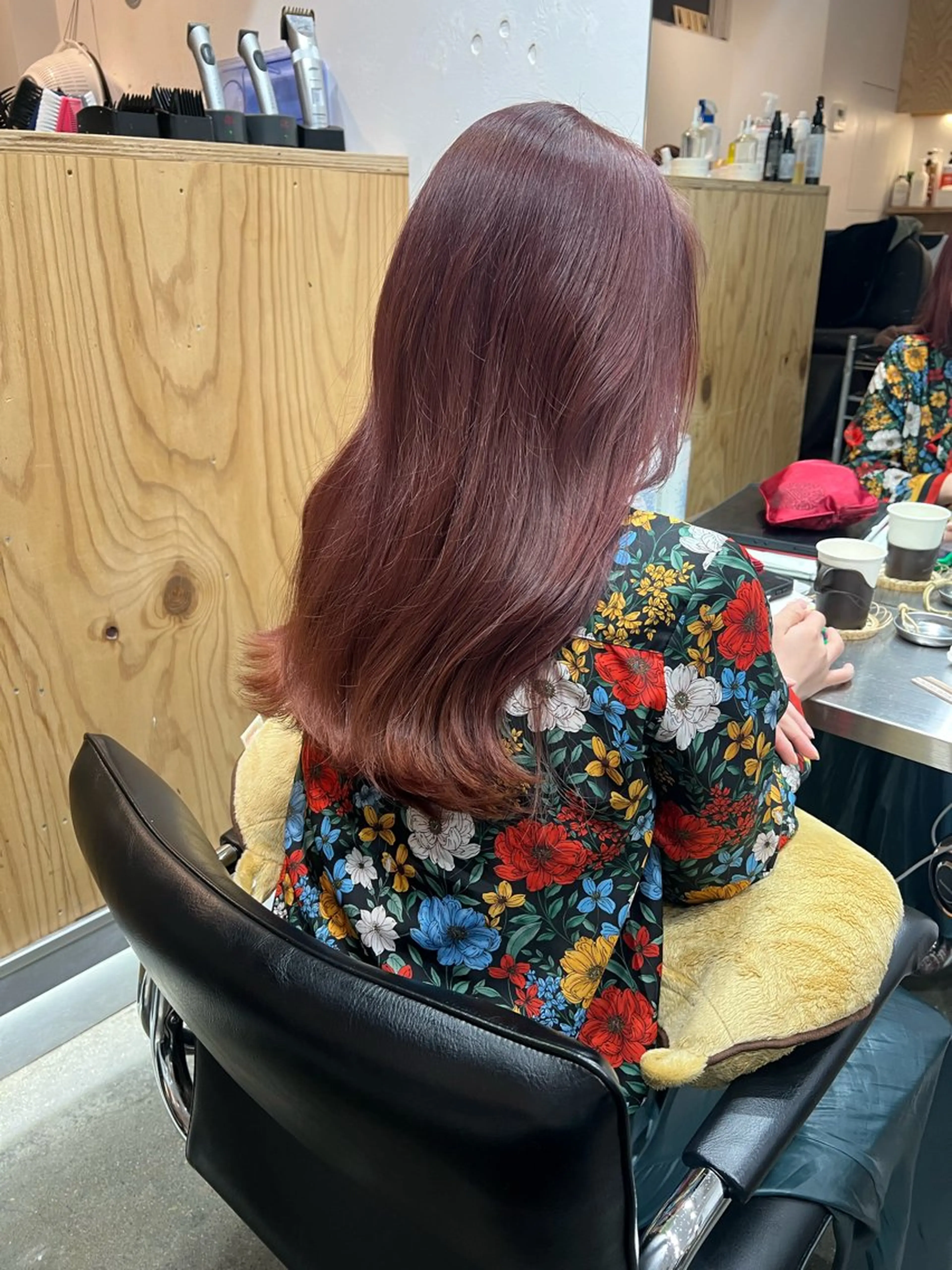 ロング カラー ブリーチ ケアブリーチ ケアカラー カシス ダブルカラー ヘアカラー トリートメント ヘッドスパ ✨髪質改善矯正× ブリーチ✨YU-KIのヘアスタイル