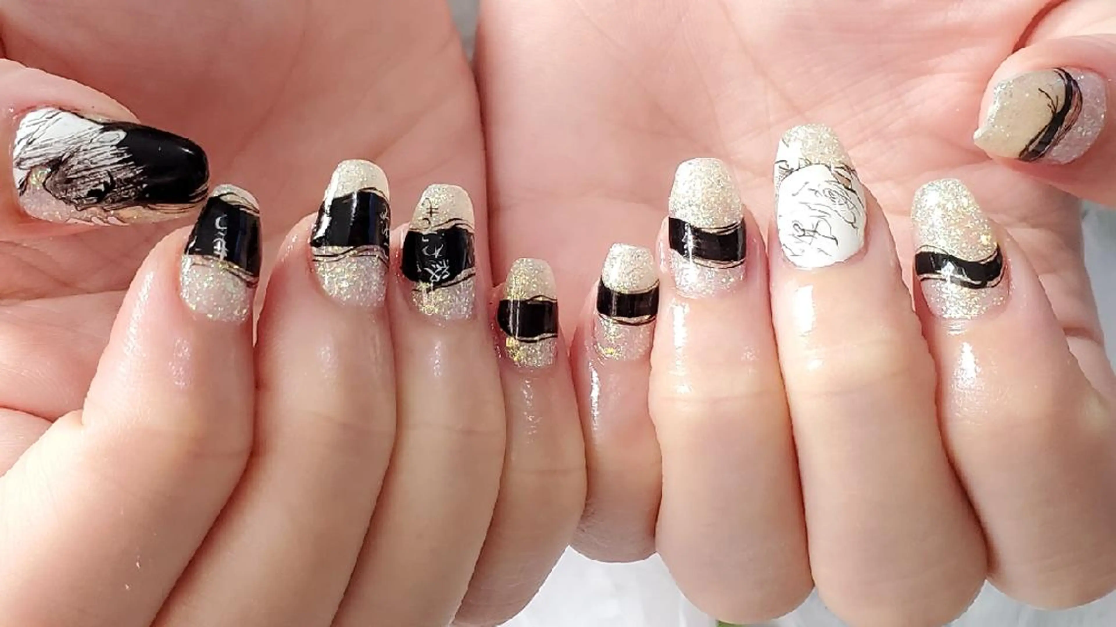 ネイル アートネイル ジェルネイル おで@ oderi_nailのネイルデザイン