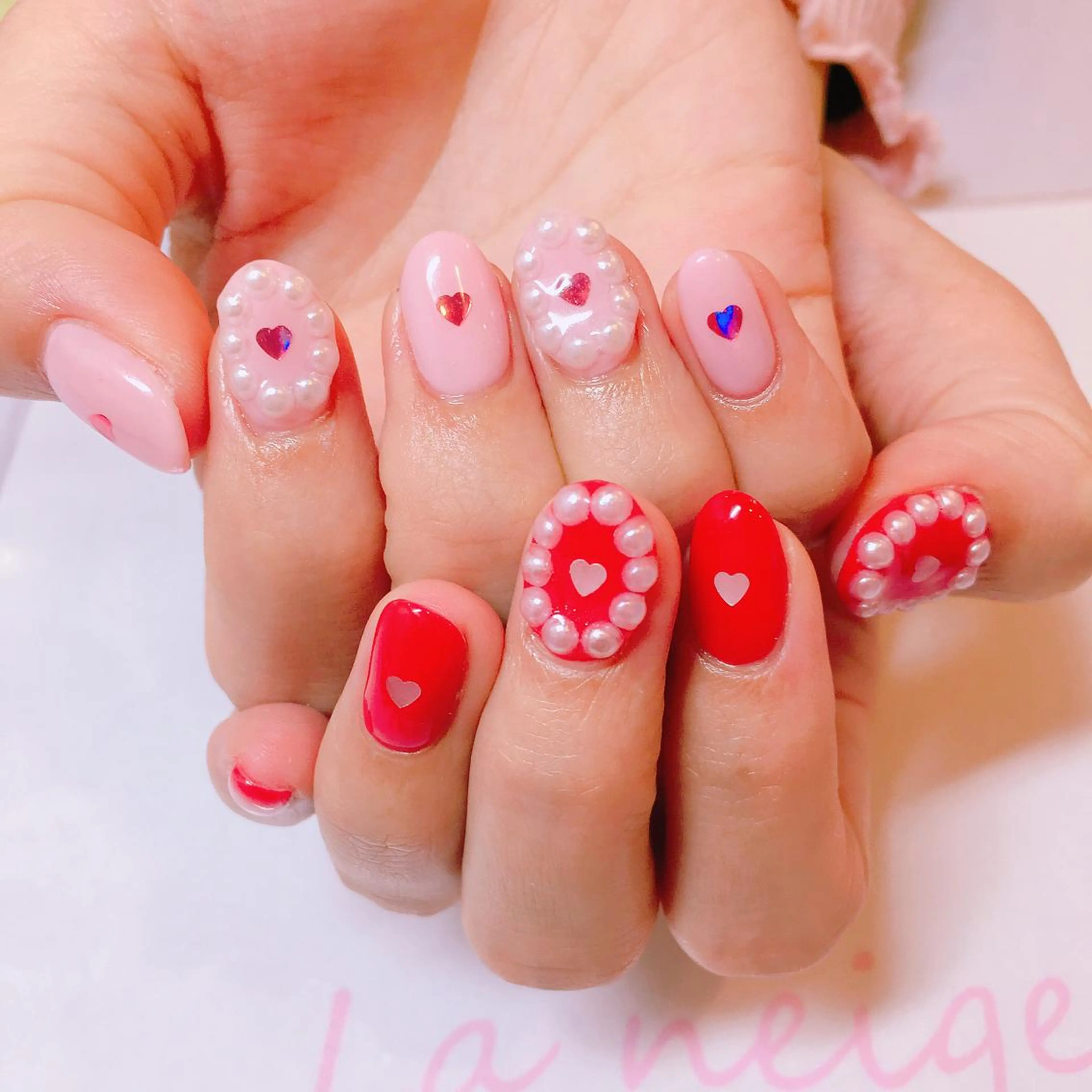 ネイル La neige* yuki 🥯🍑のネイルデザイン