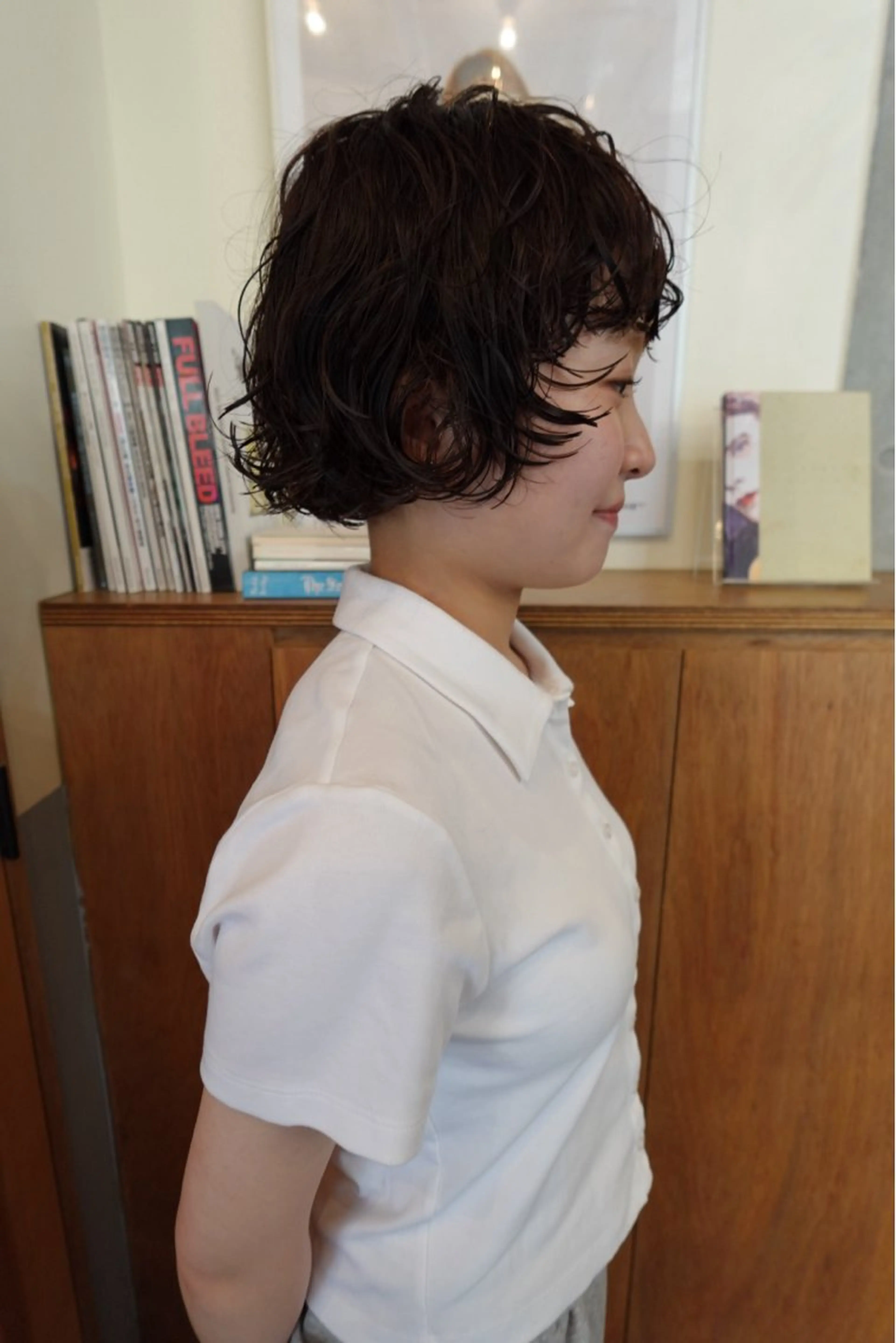 ショート パーマ ボブ ニュアンスパーマ カット パーマ トリートメント Stoop所属・momo /ボブ/パーマのヘアスタイル