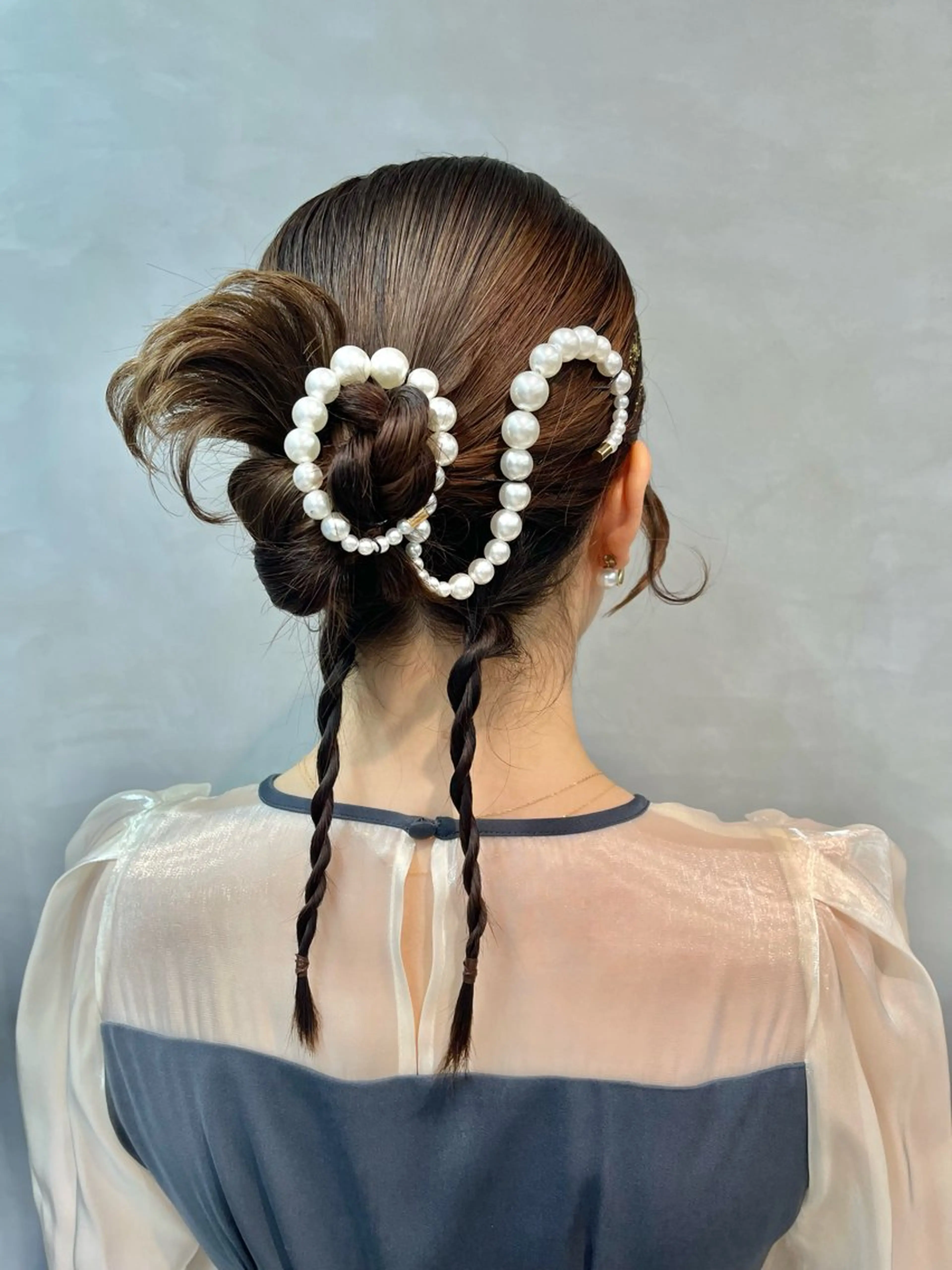 ヘアアレンジ 結婚式・ブライダル デート 卒業式のヘアスタイル ヘアセット charm《銀座》 ヘアセット/縮毛矯正のヘアスタイル