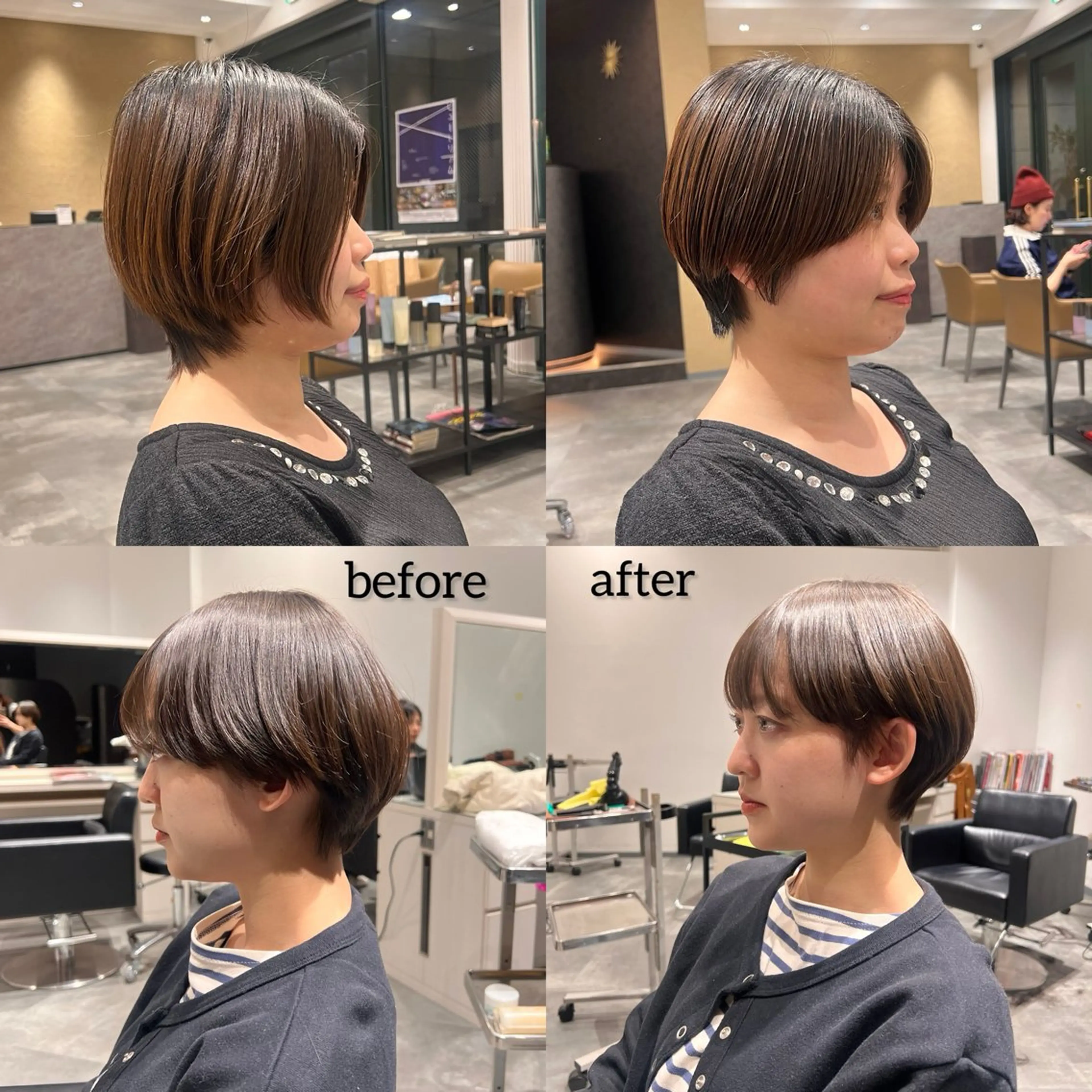 ショート ショートヘア BEAUTRIUM  銀座店所属・カット無料🎶 たるみことりのヘアスタイル