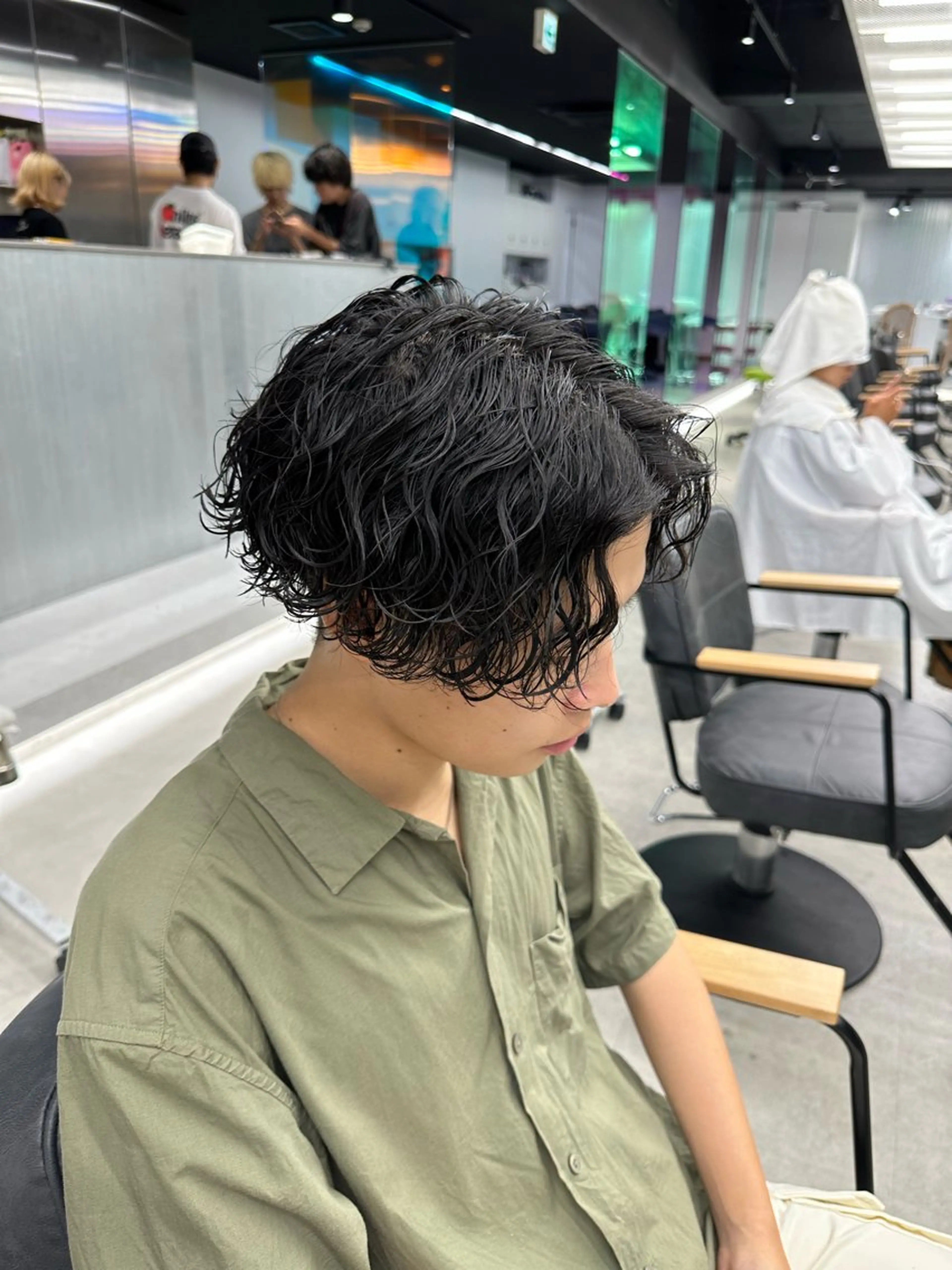 パーマ メンズ カット パーマ 【圧倒的センス】 まる/メンズカラーのヘアスタイル