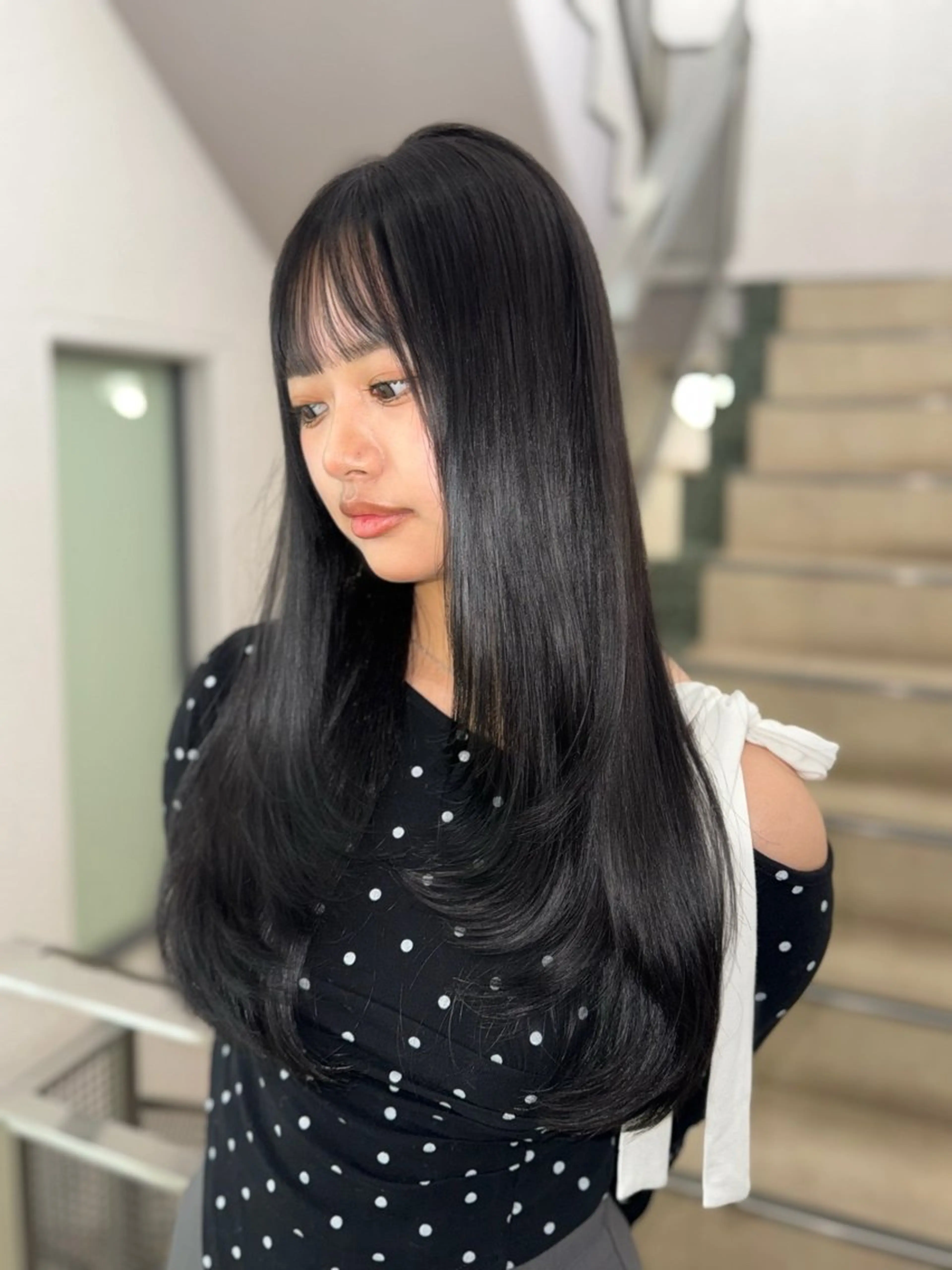 ロング カラー カット ヘアカラー トリートメント 💎透明感カラー /kaito💎のヘアスタイル