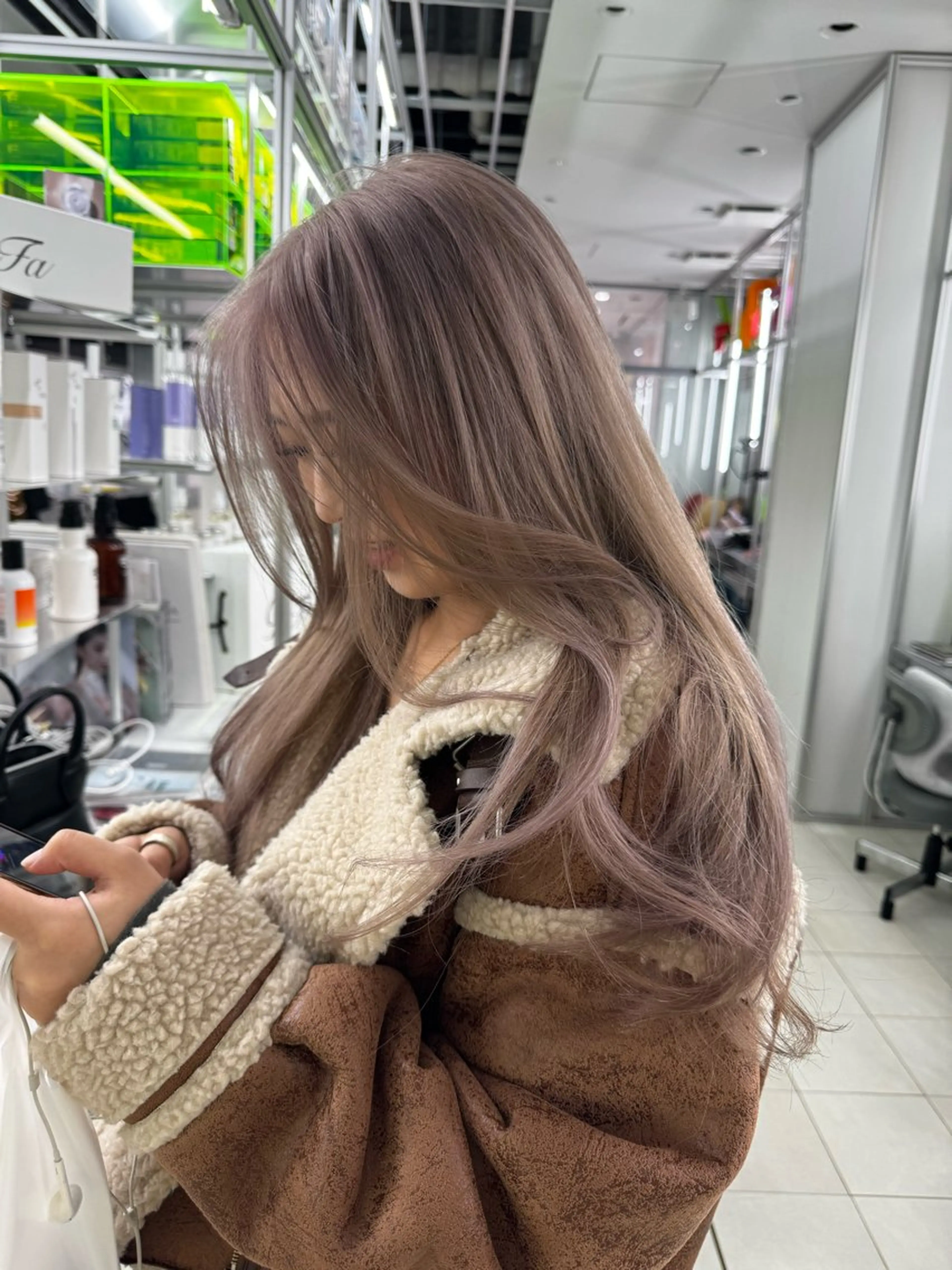 ロング カラー 増井 歩夢のヘアスタイル