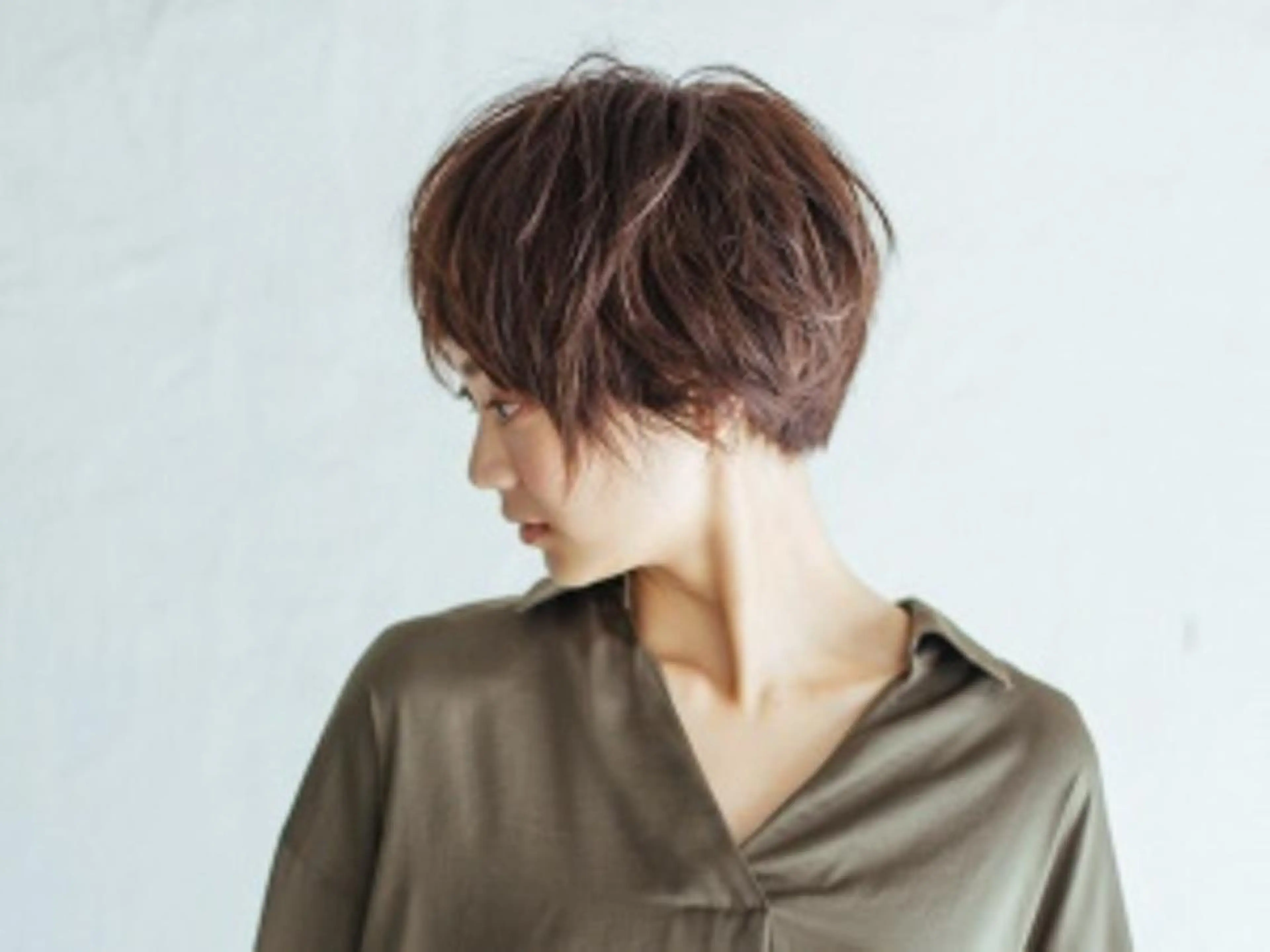 ショート カラー パーマ Emerge上野 御徒町店のヘアスタイル