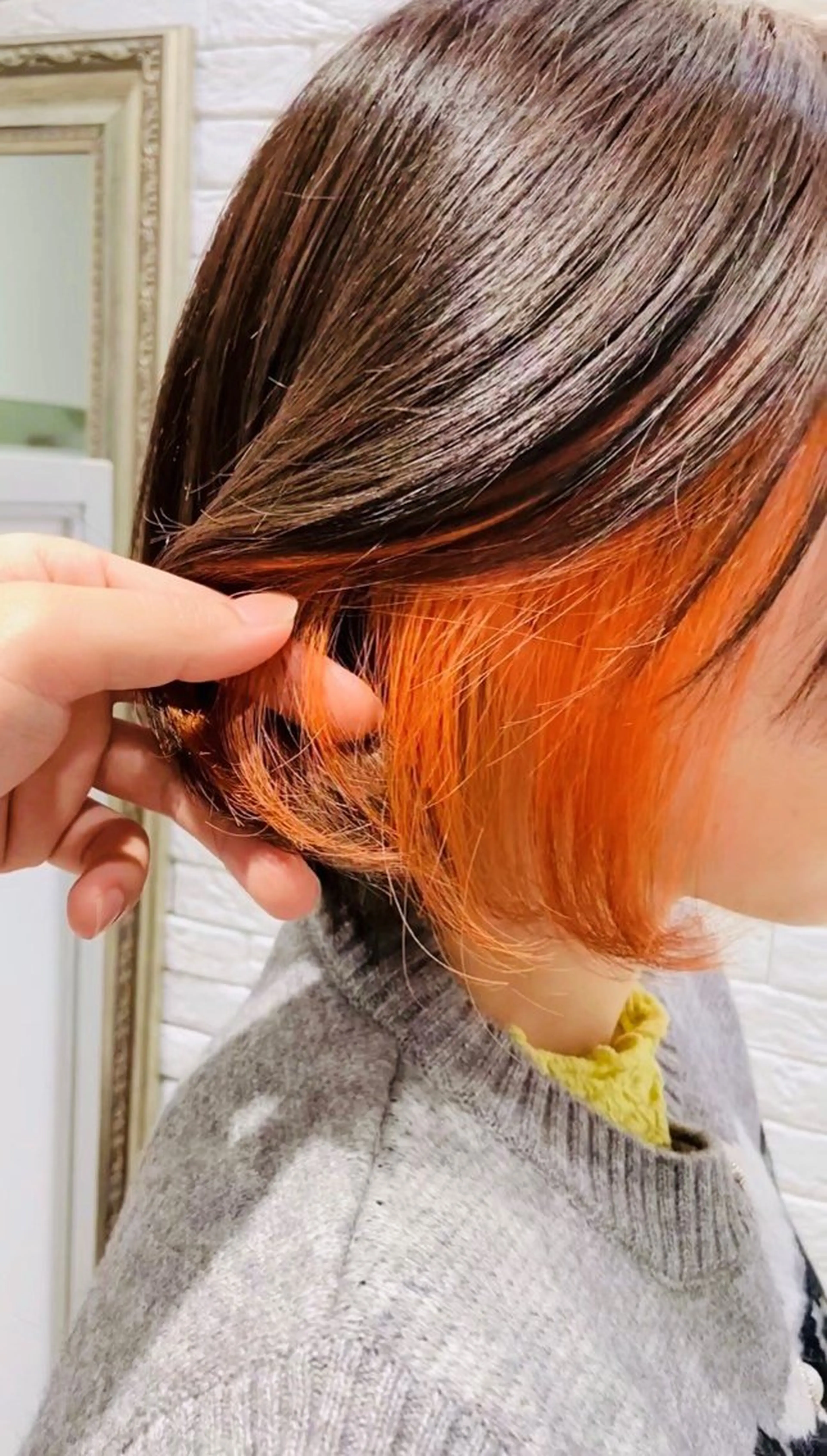 ショート カラー インナーカラー レイヤー/透明感/髪 質改善/メンズ/佐藤のヘアスタイル