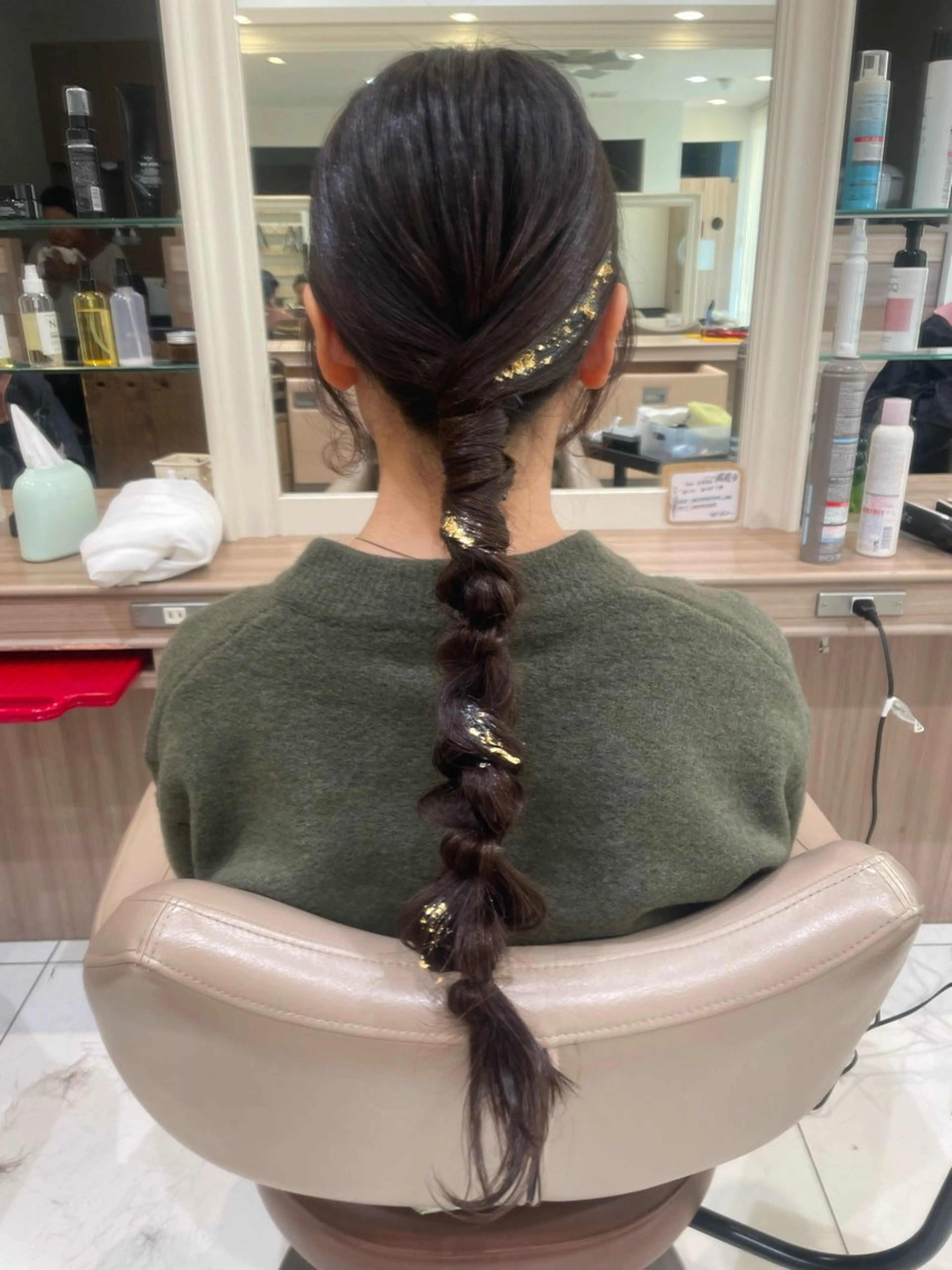 ロング ヘアアレンジ ヘアセット 韓国ヘアメイク🎀/ 縮毛矯正✨山本媛香のヘアスタイル