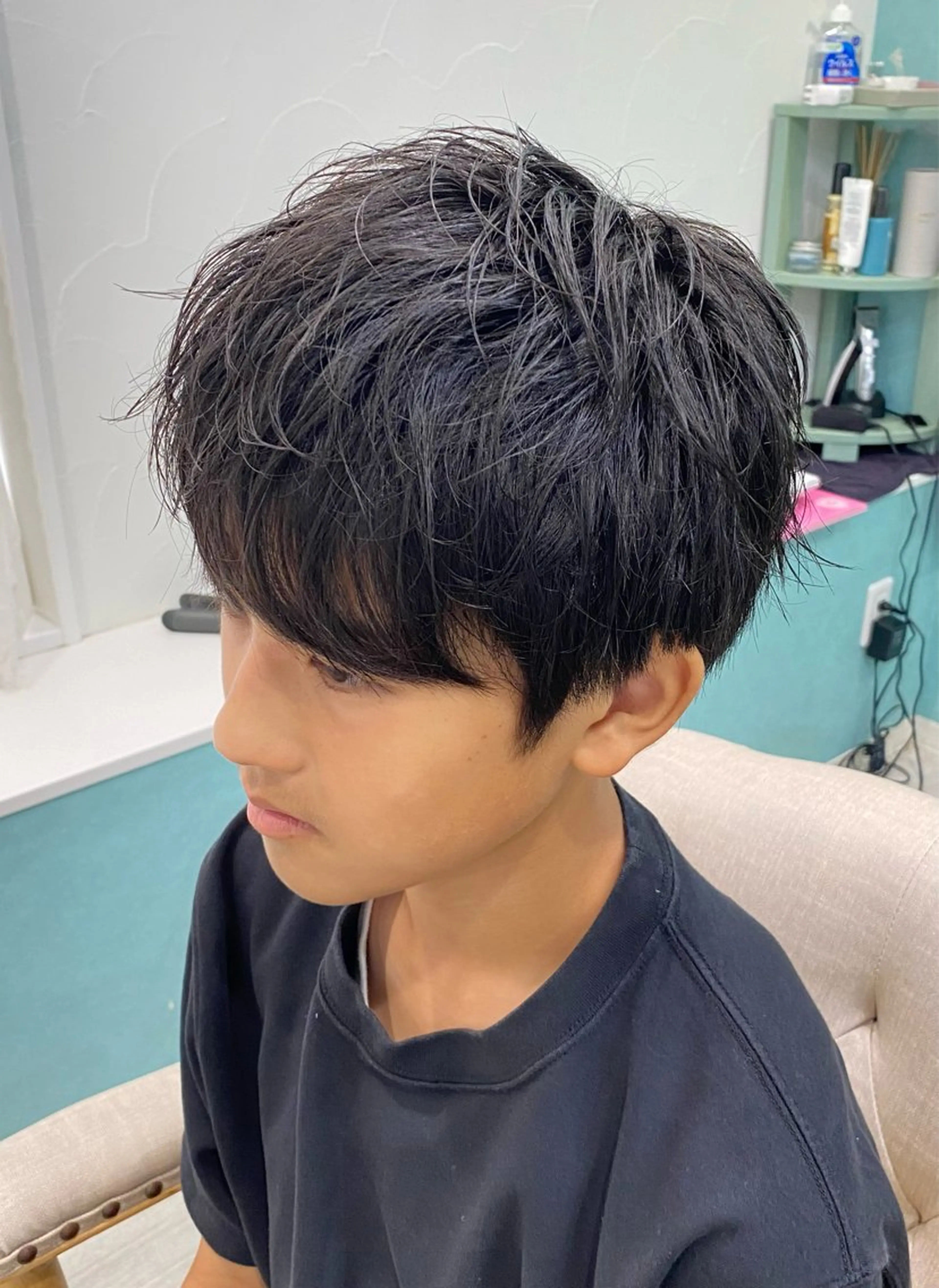 メンズ キッズ マッシュ 学生（メンズ向け） ツーブロック 刈り上げ 【メンズ専門】 髙橋琉偉のヘアスタイル