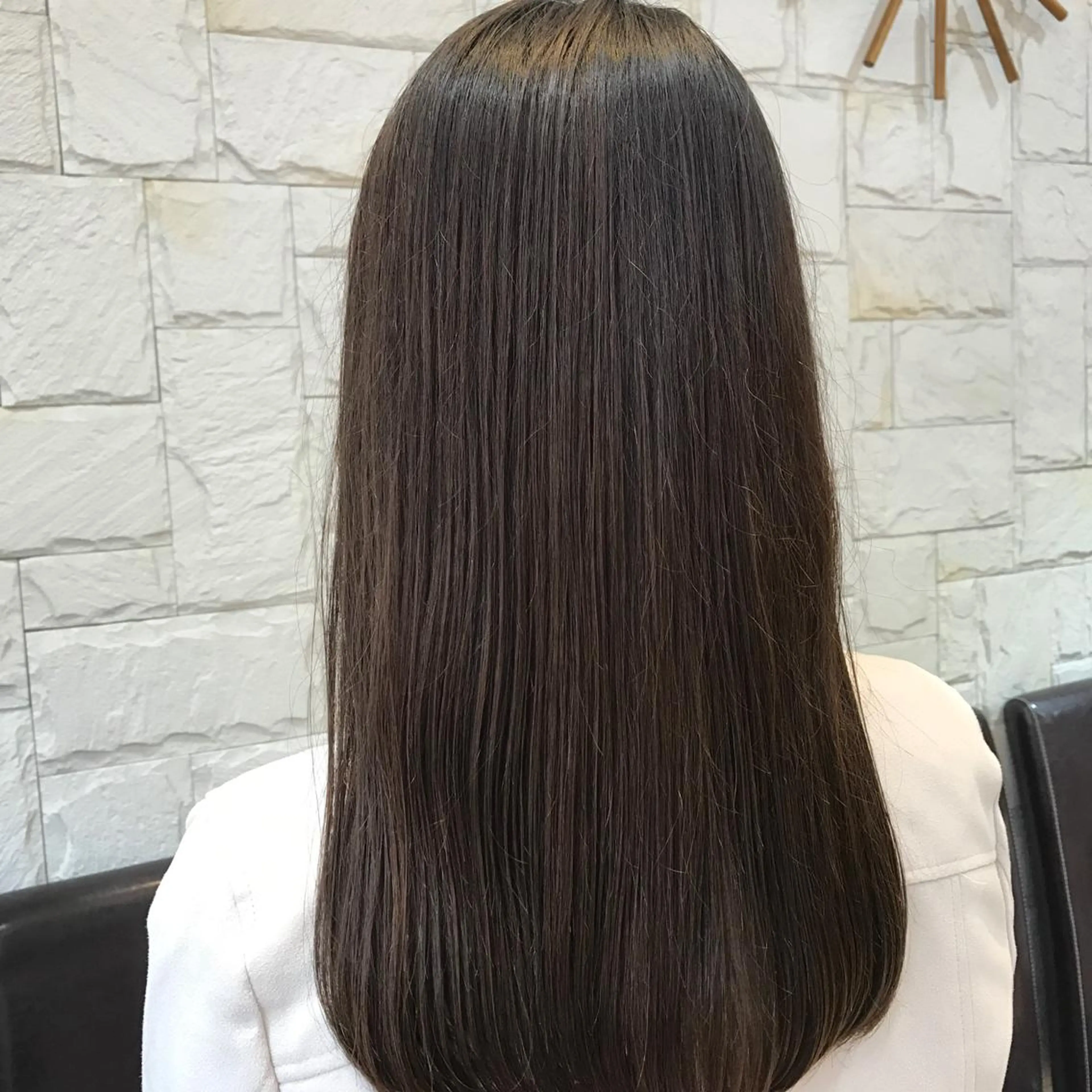 セミロング カラー ベージュカラー 🥛洒落髪小顔cut なら龍崎🥛のヘアスタイル