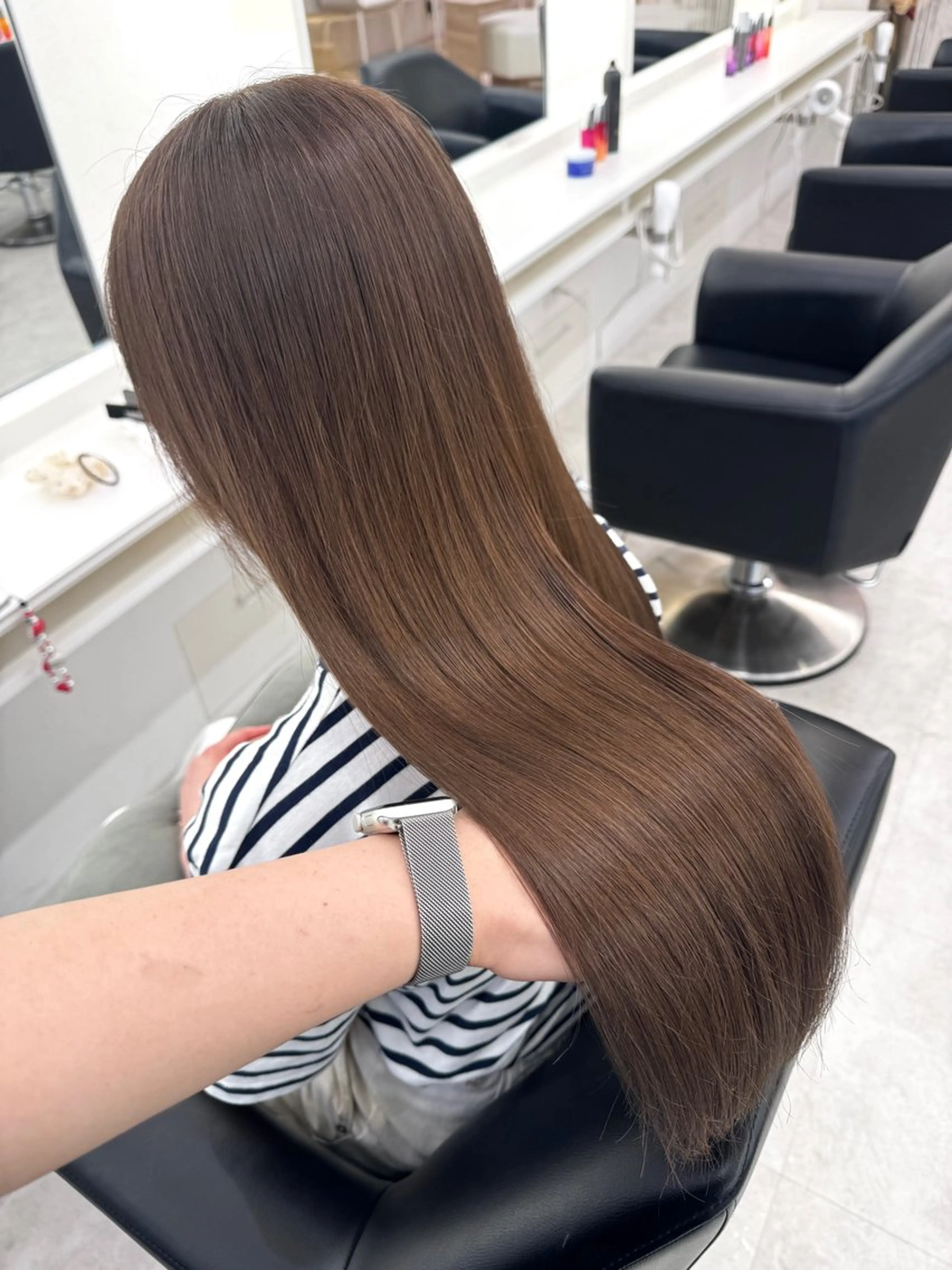 ロング カラー カット ヘアカラー ♡ParveMix 花房 菜乃♡のヘアスタイル