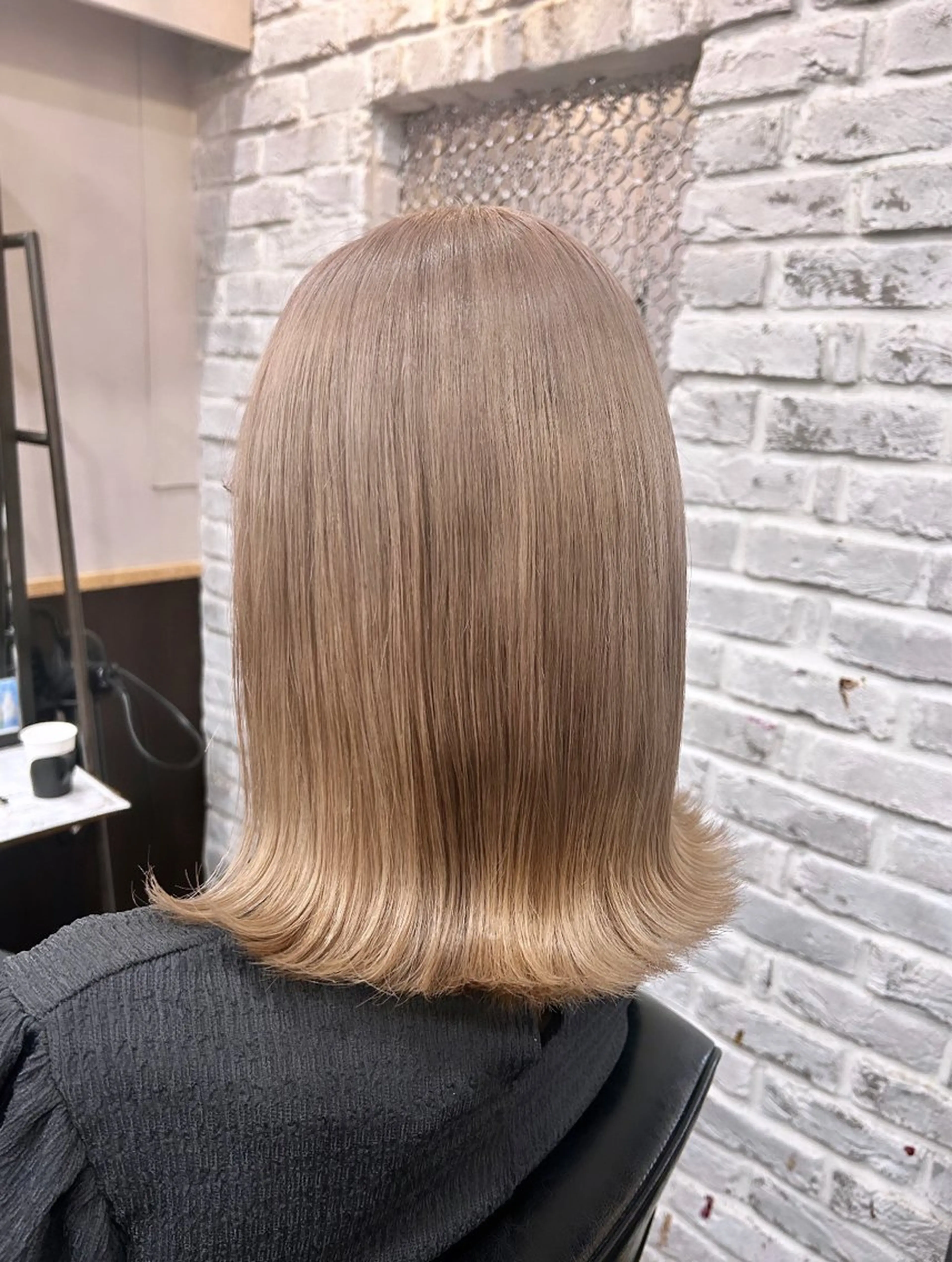 ミディアム カラー カット ヘアカラー トリートメント 🦄🩵YUNA 🩵🦄のヘアスタイル