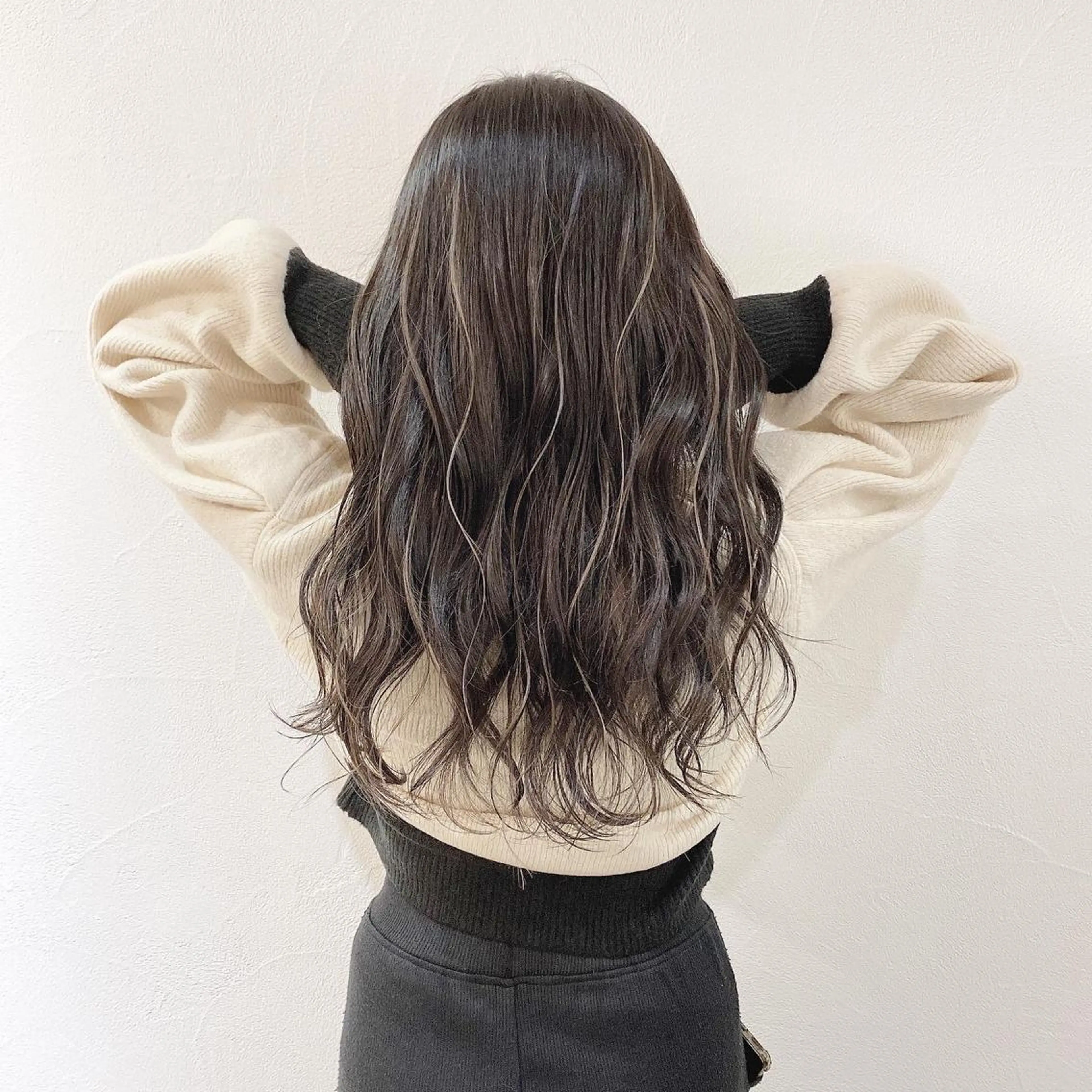 ロング カラー ハイライト／髪質改善 裕樹のヘアスタイル