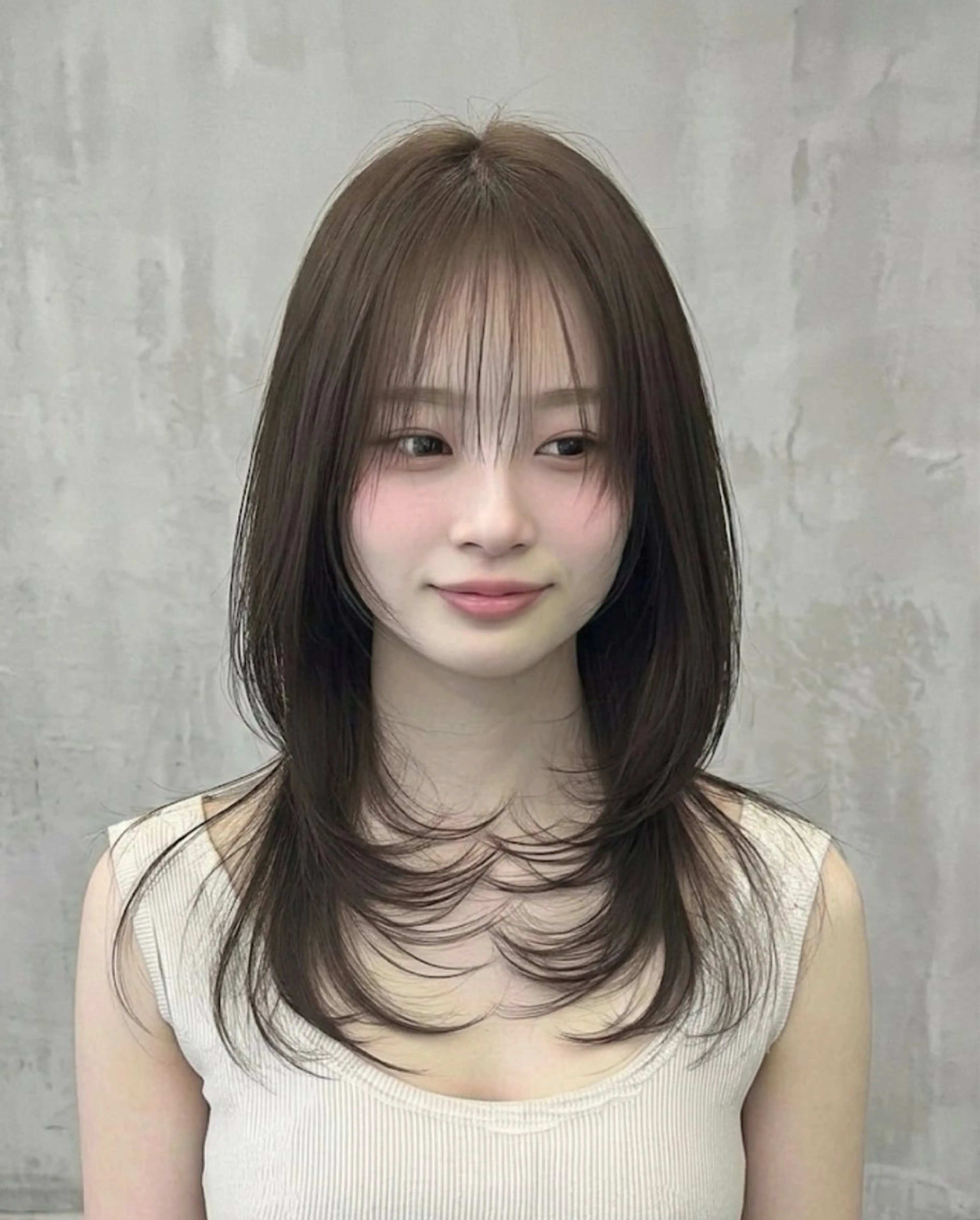 ミディアム プルエクステ シールエクステ エクステ エクステ ブリーチ/エクステ/ grow渋谷のヘアスタイル