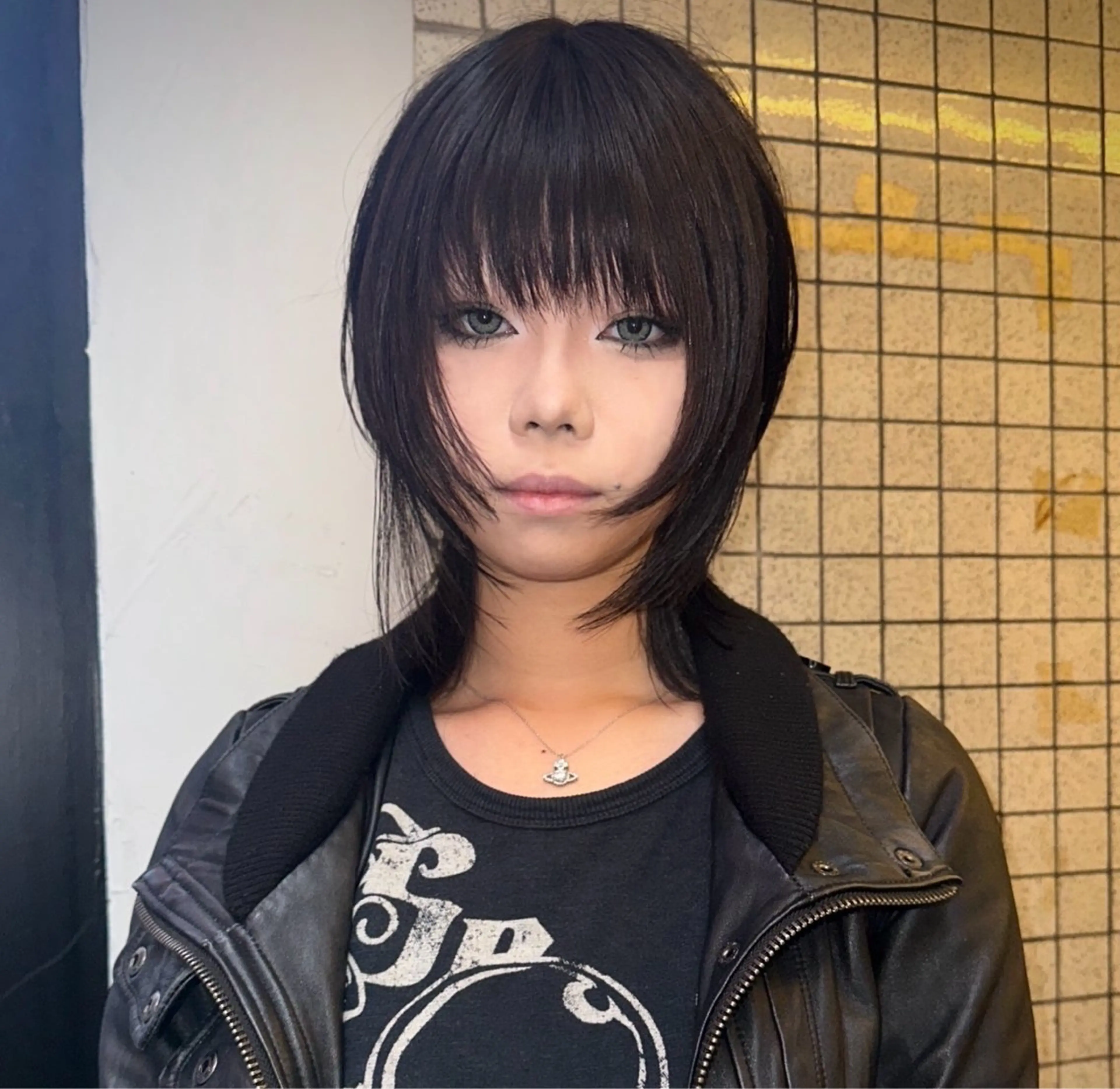 ショート シャギー ウルフカット カット mellow所属・顔周りデザイン/ ハイトーン/多田悠馬のヘアスタイル