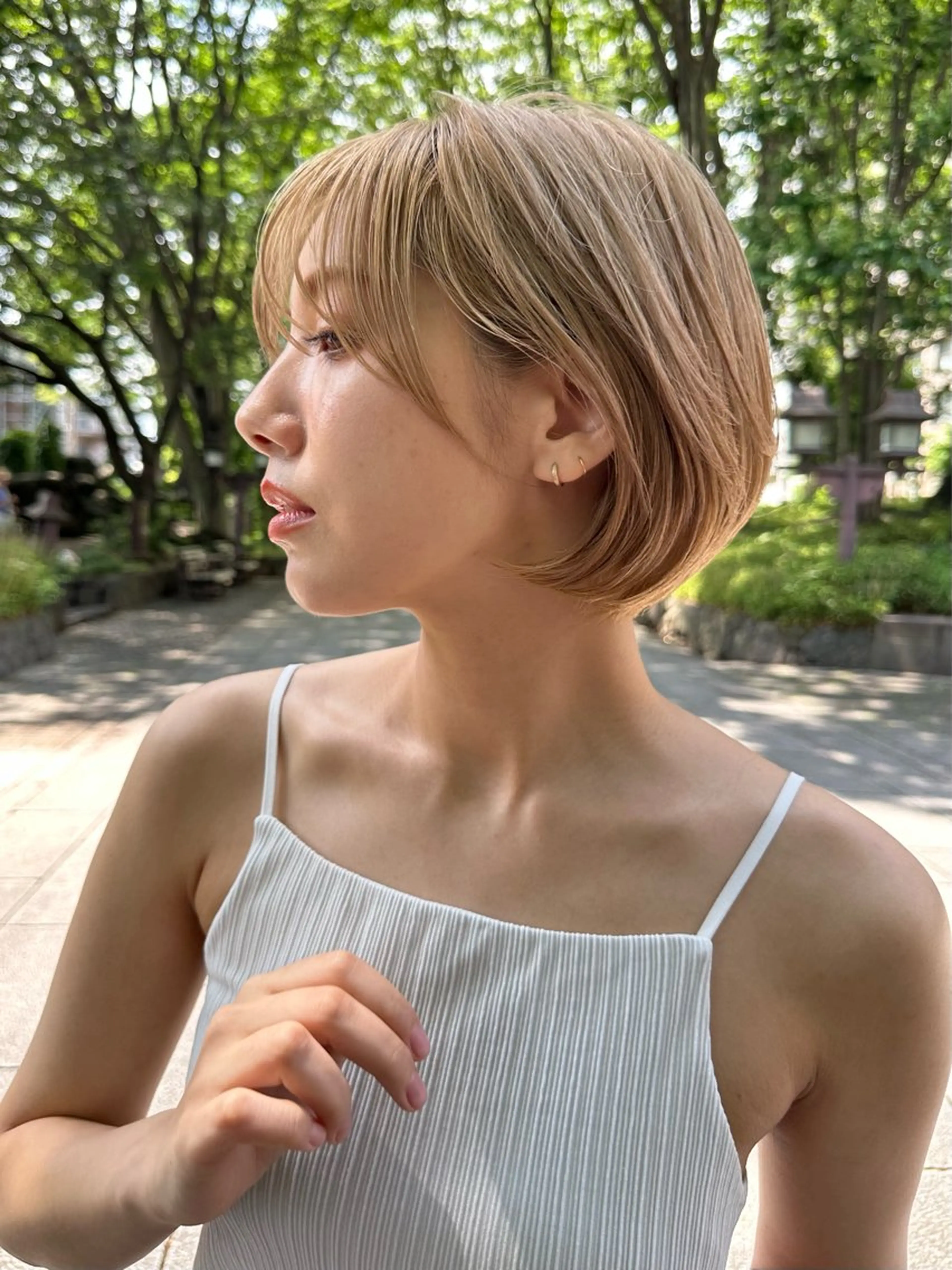 ショート カラー カット ヘアカラー トリートメント ヘッドスパ taiga ショート /レイヤー/矯正🌈のヘアスタイル