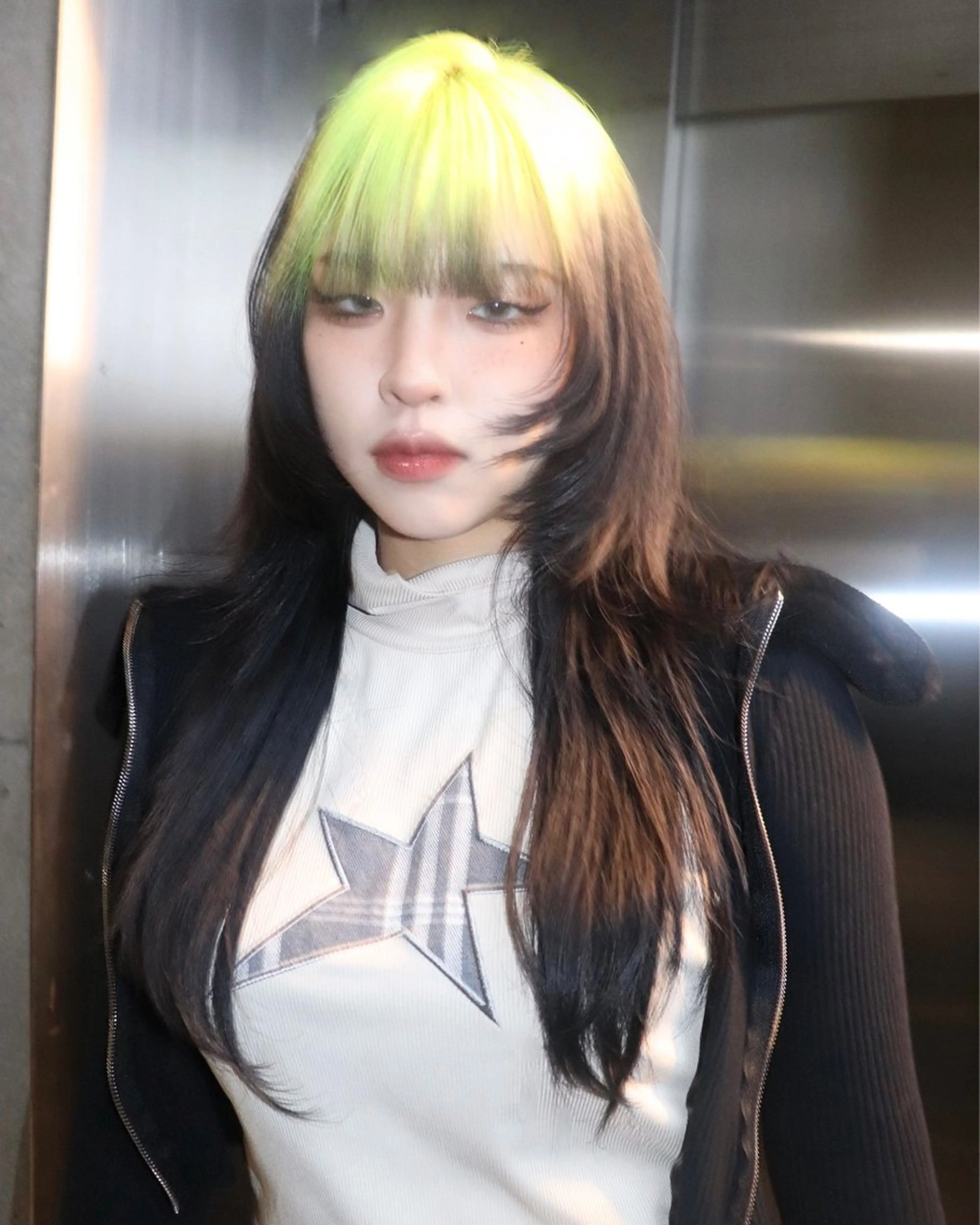 ロング カラー ヘアアレンジ @kyoniyy KYONIのヘアスタイル