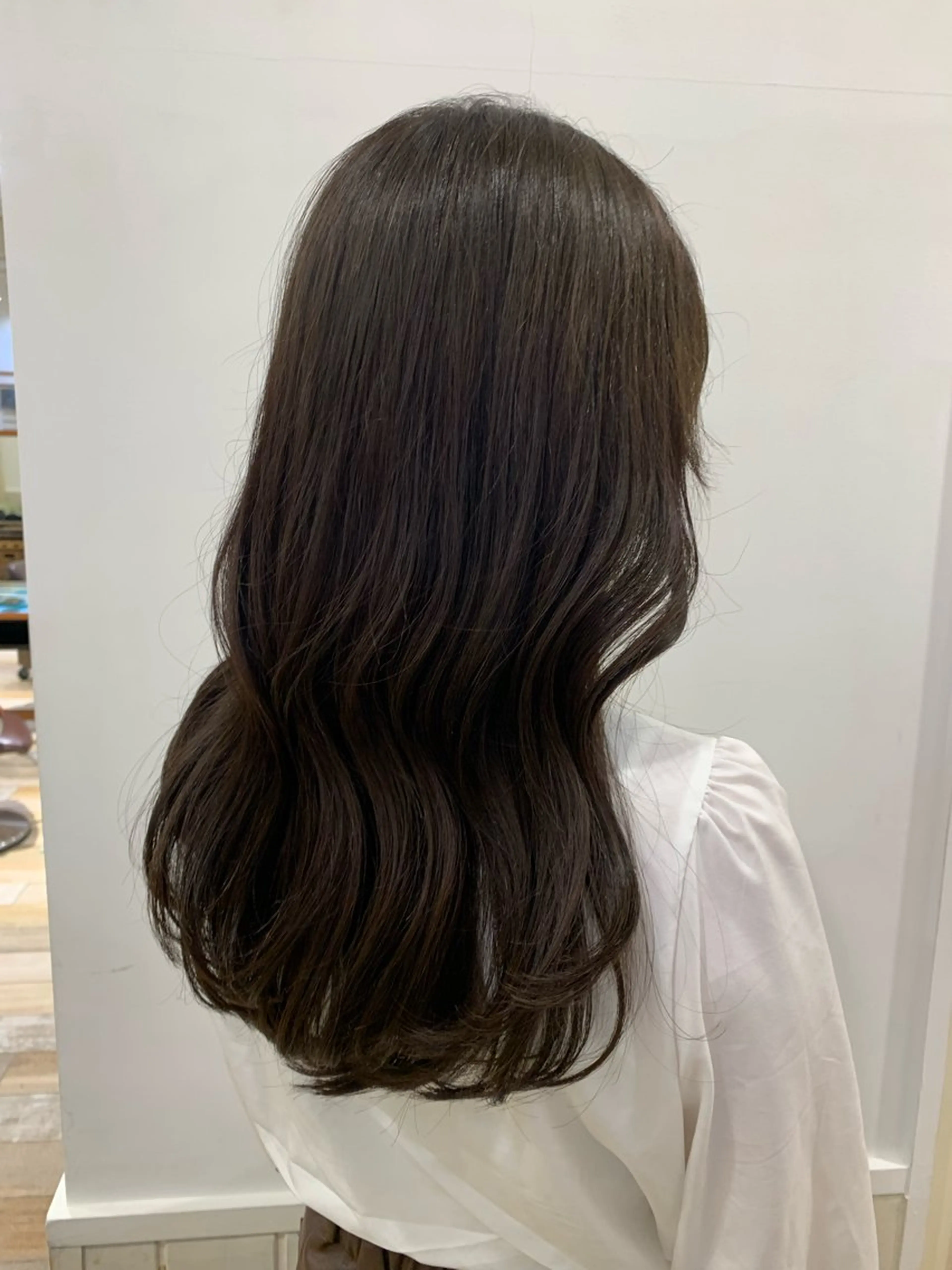 セミロング カラー 韓国ヘア/ニュアンス パーマ　kaitoのヘアスタイル