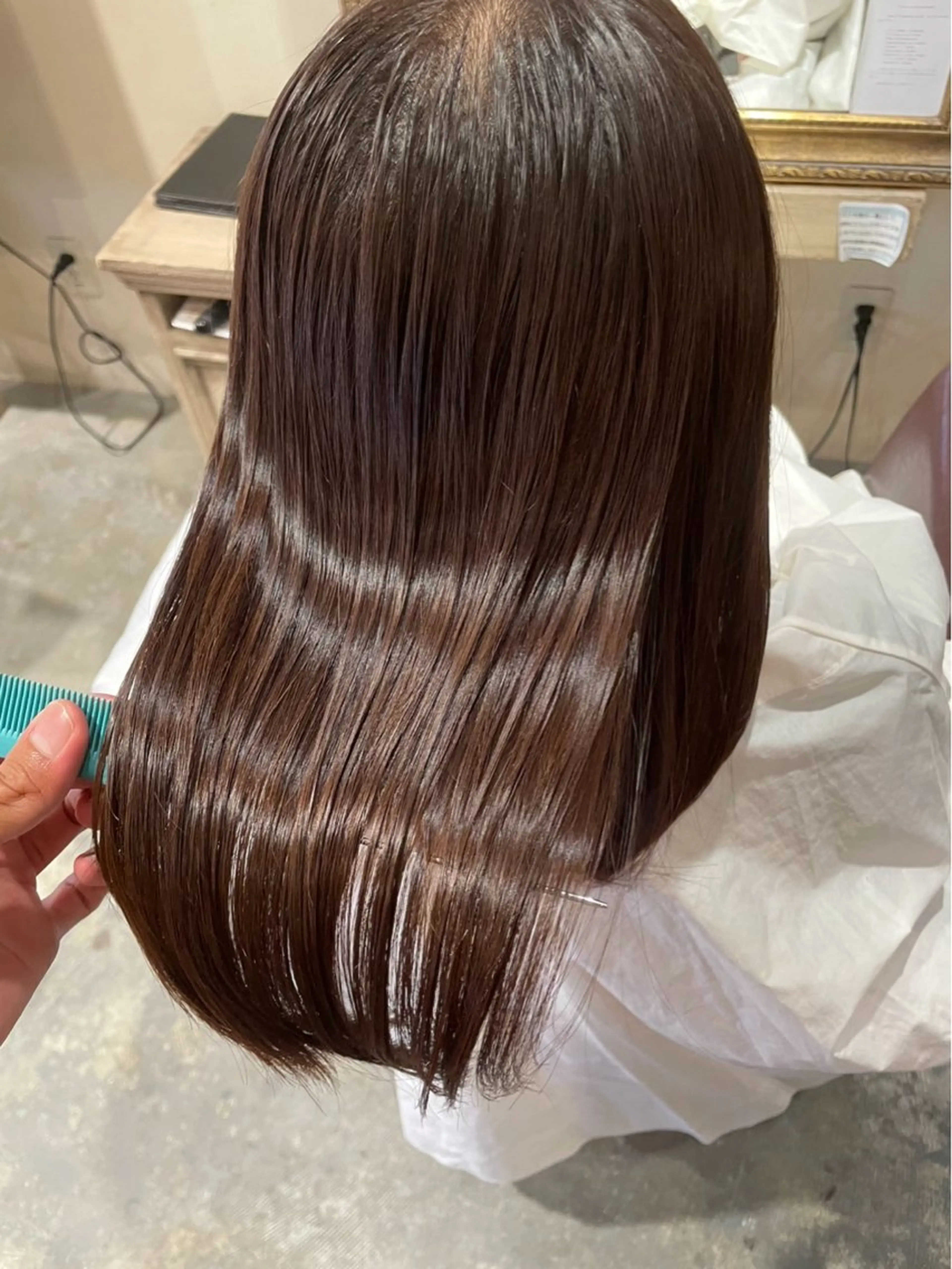 ロング xepu所属・新岡 萌乃のヘアスタイル